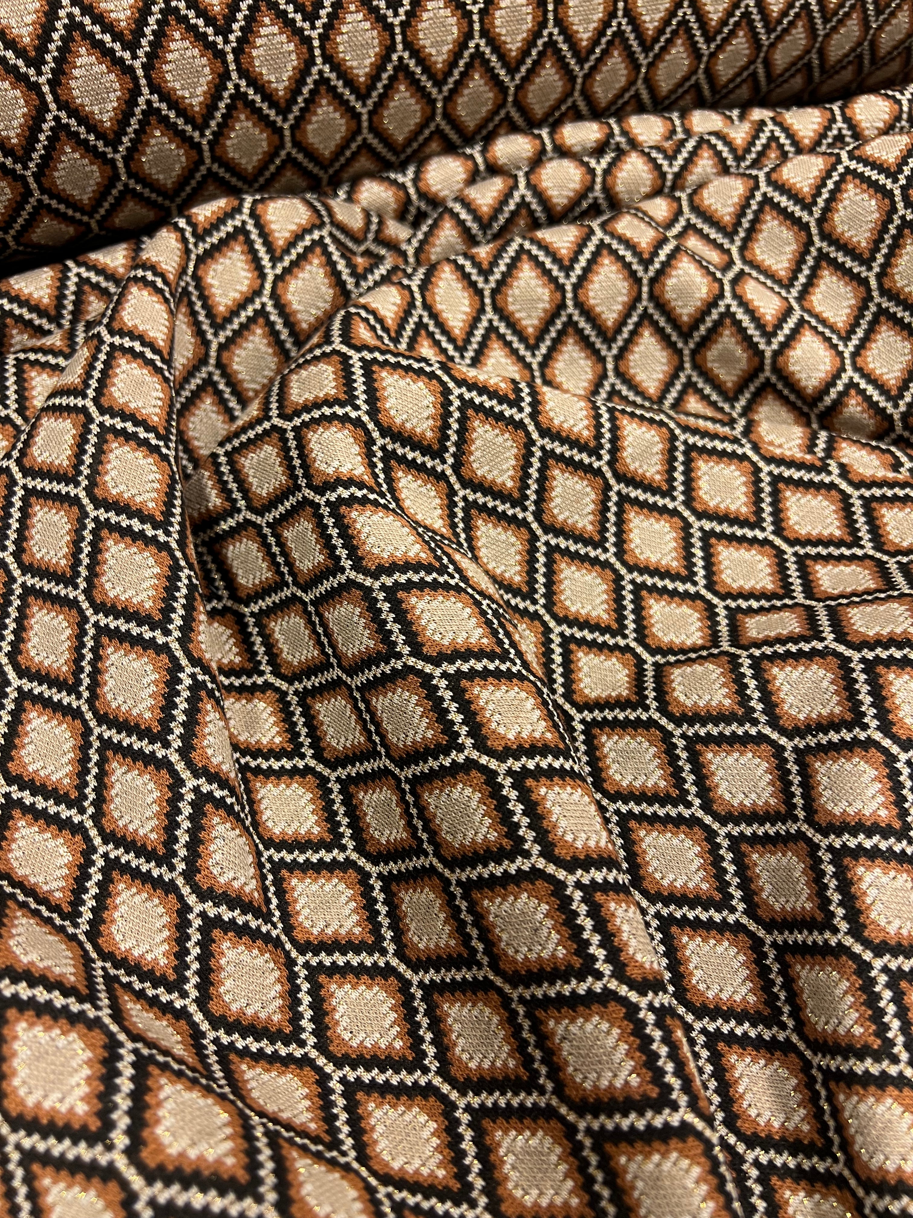 Lurex ruitjes -  Acryl/Polyester/Lycra