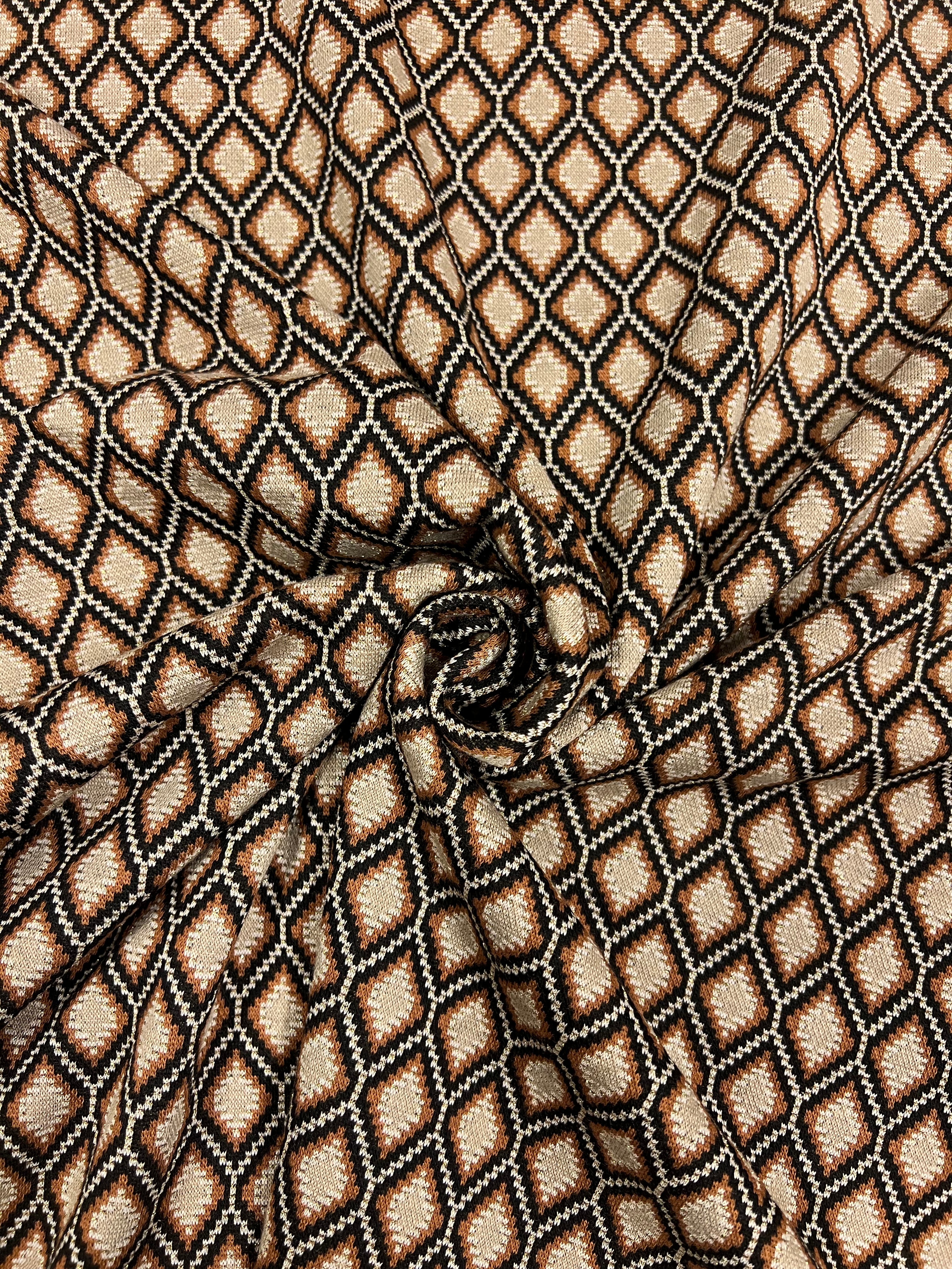 Lurex ruitjes -  Acryl/Polyester/Lycra
