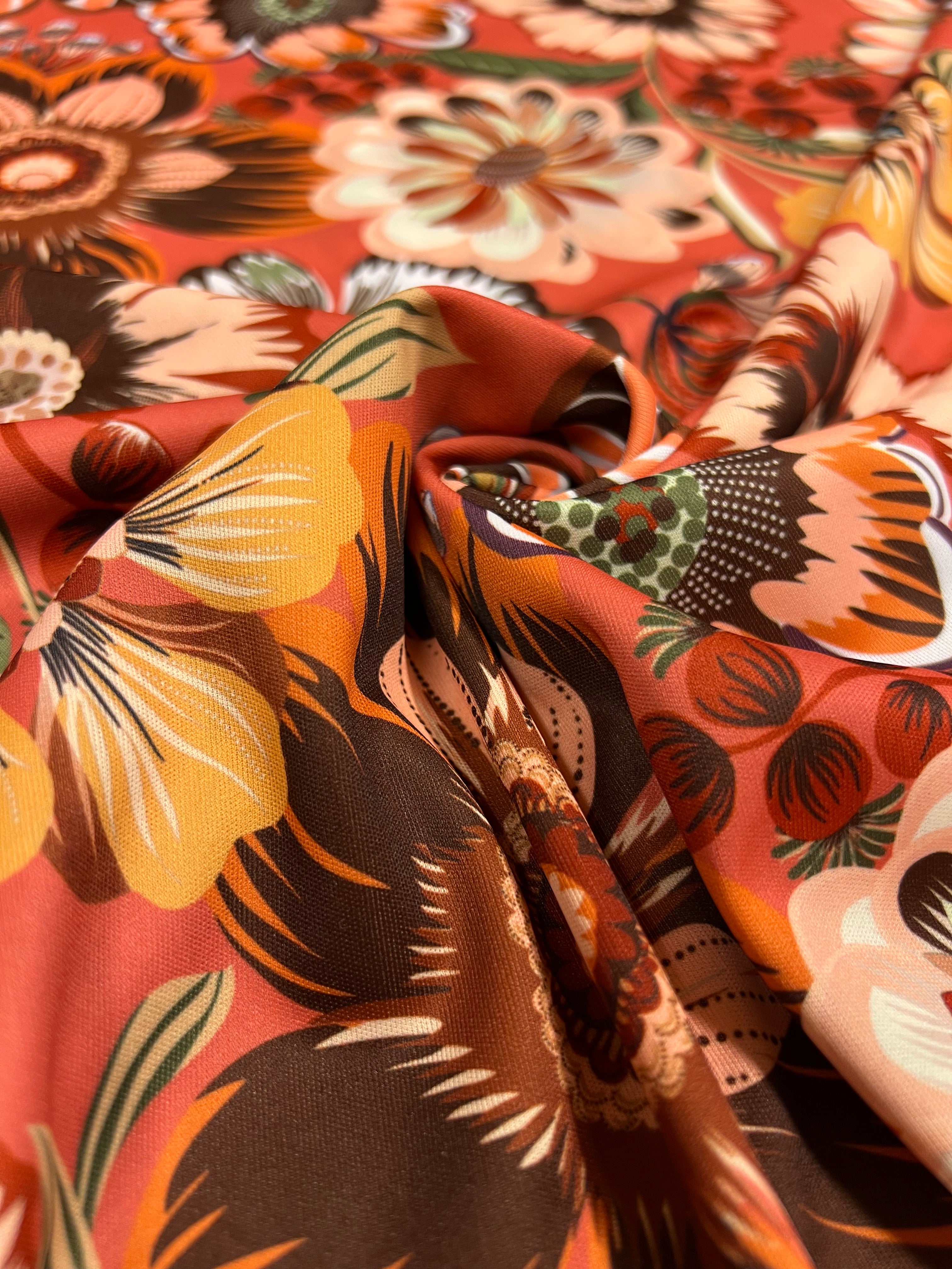 Peace, Love & Petals - Polyestertricot