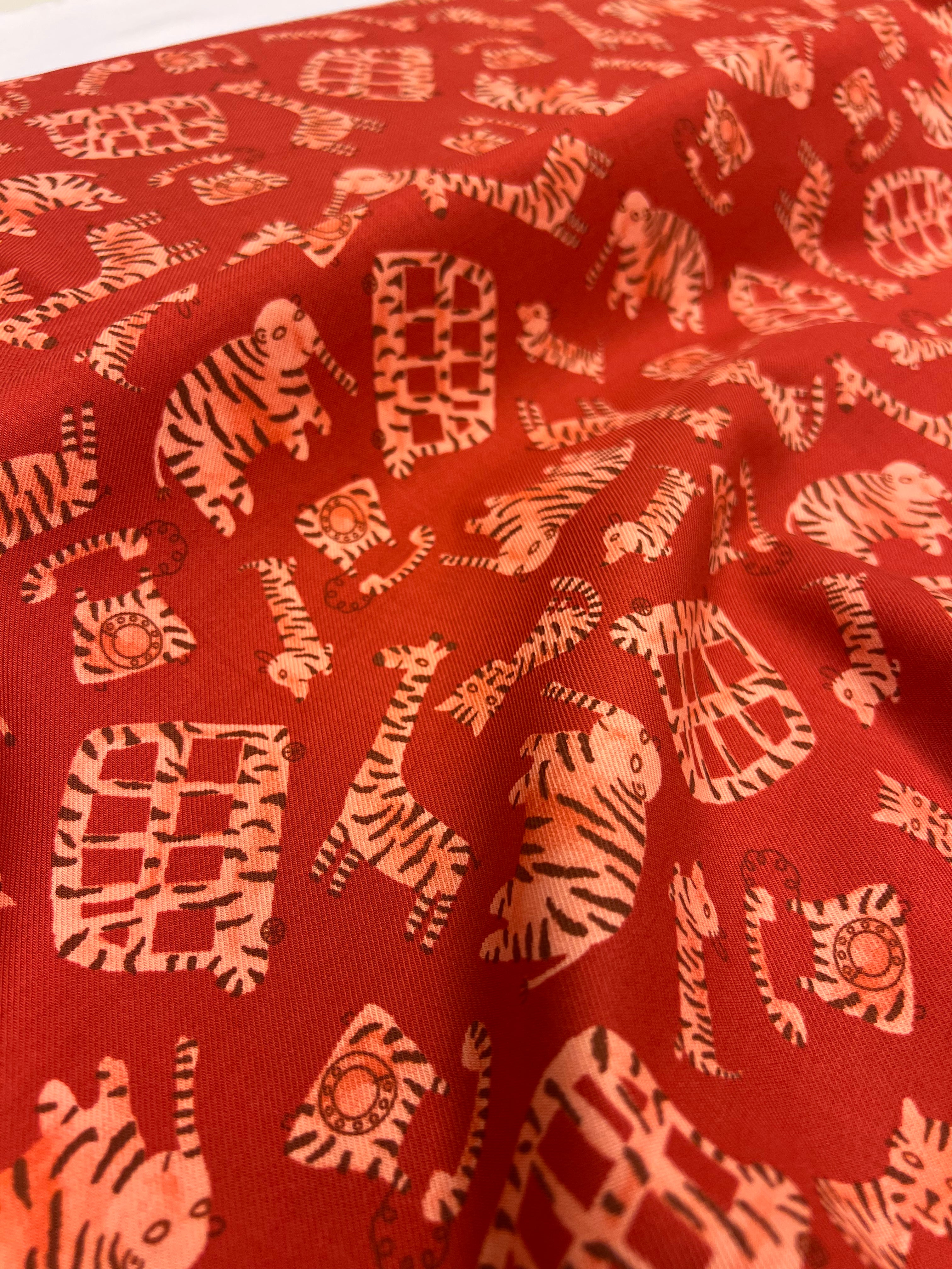 Wild van Streepjes - Katoen/Viscose