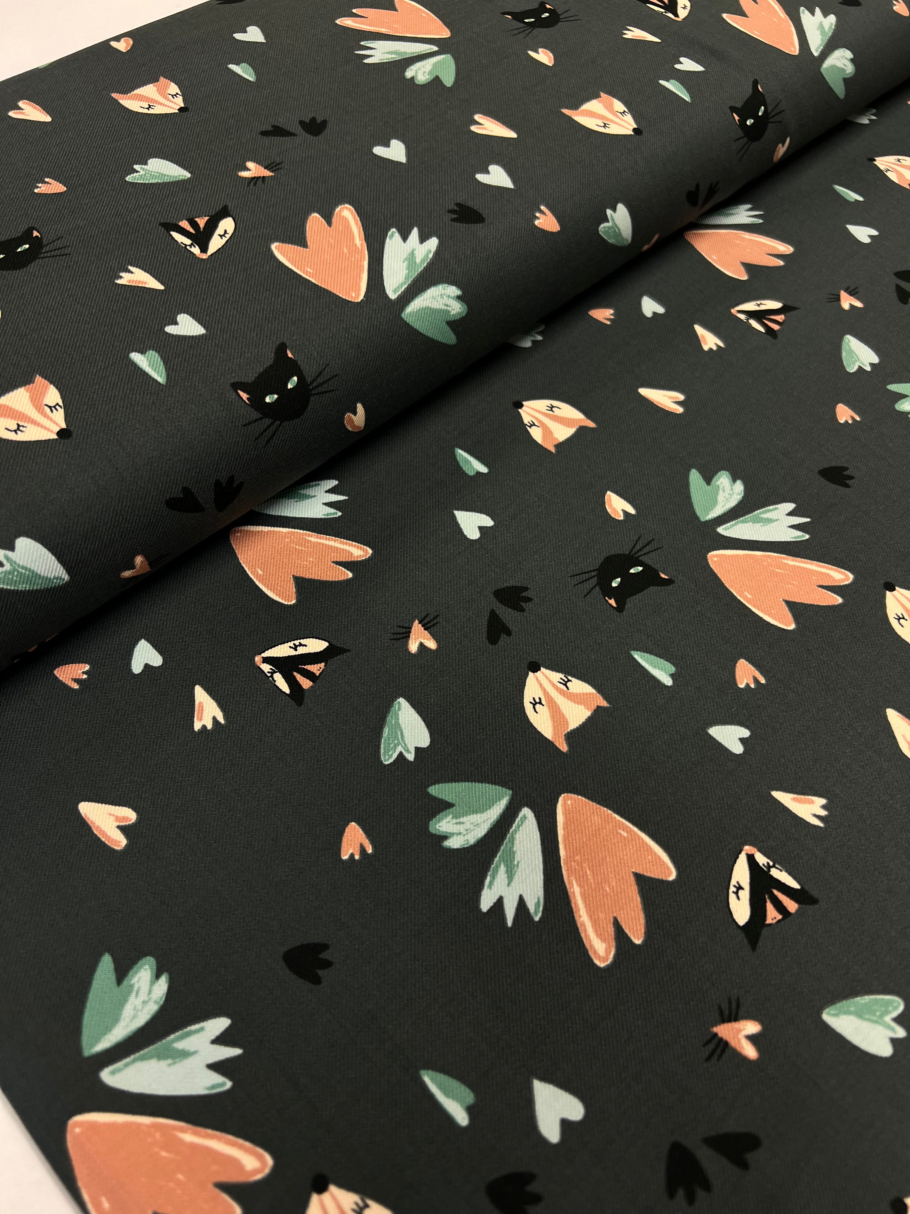 Kat & Vos Antraciet - Katoen/Viscose