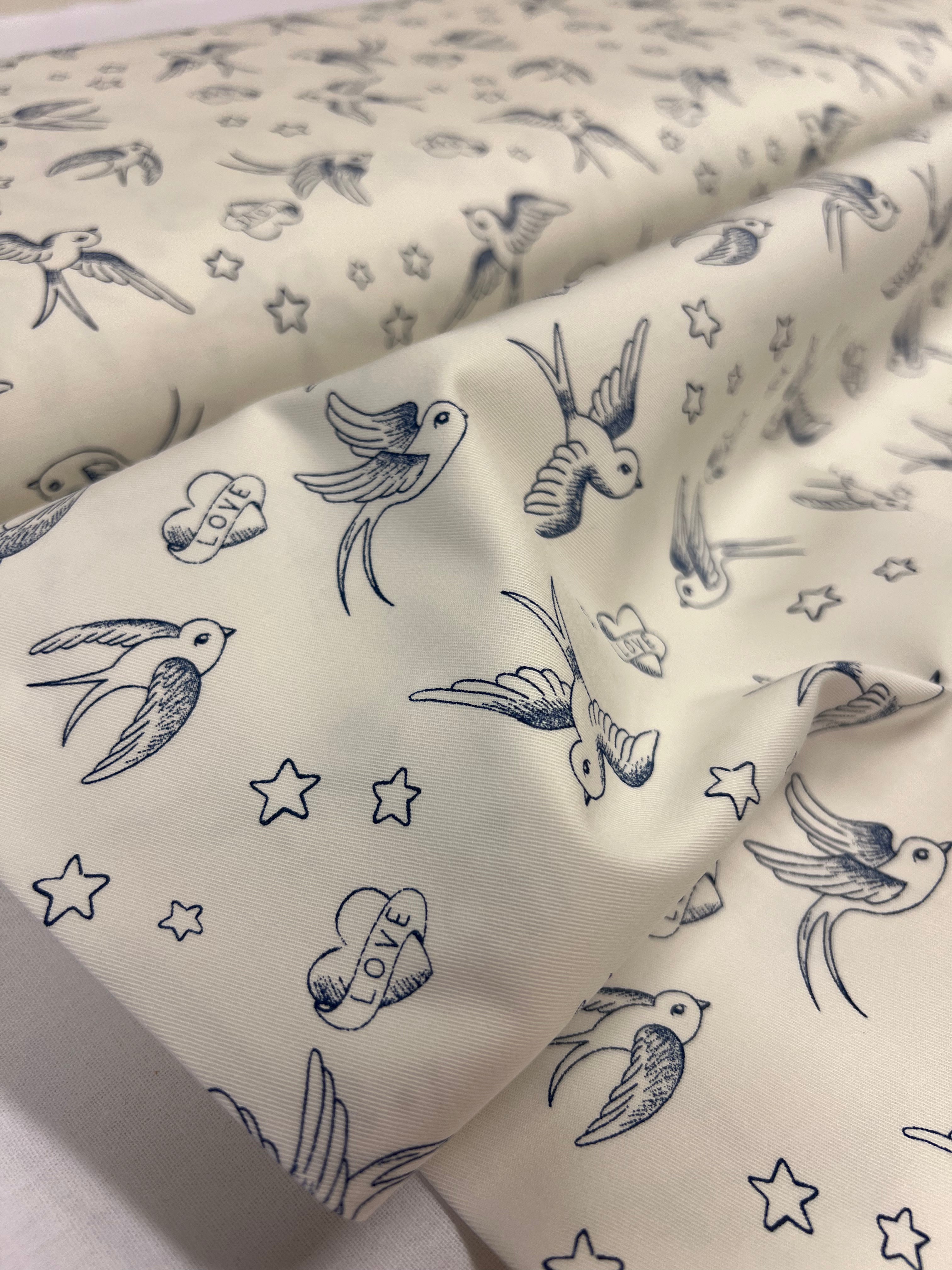 Oldskool Zwaluw - Stretchkatoen