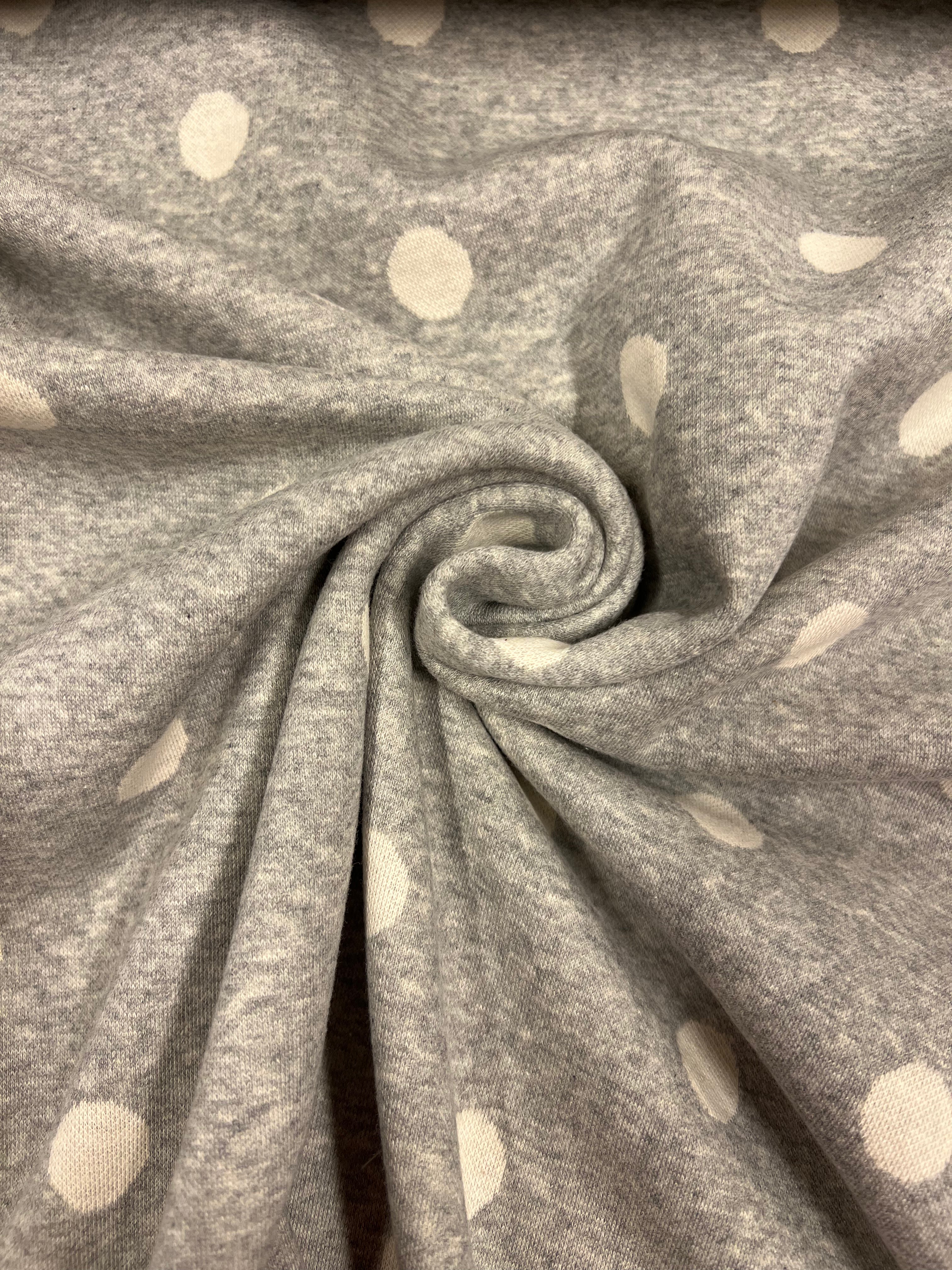 Grey Dots - Katoen/Polyester/Lycra