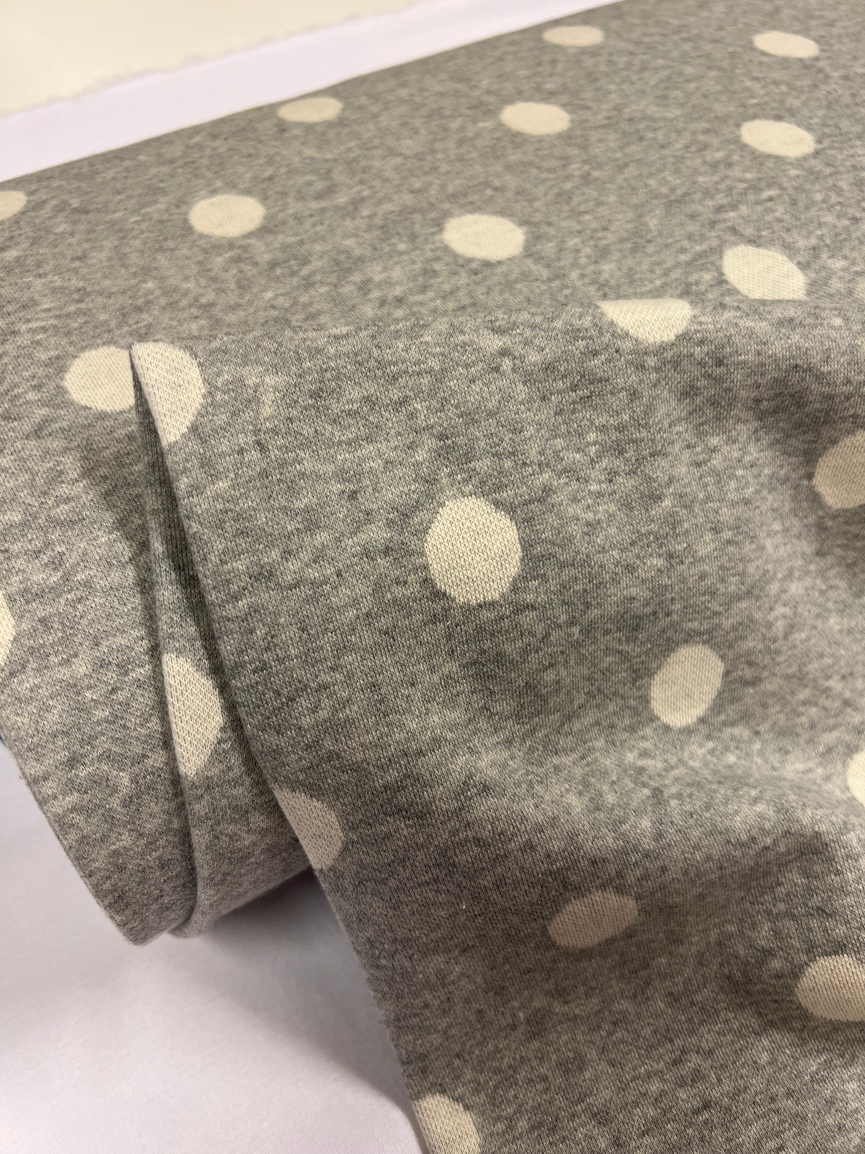 Grey Dots - Katoen/Polyester/Lycra