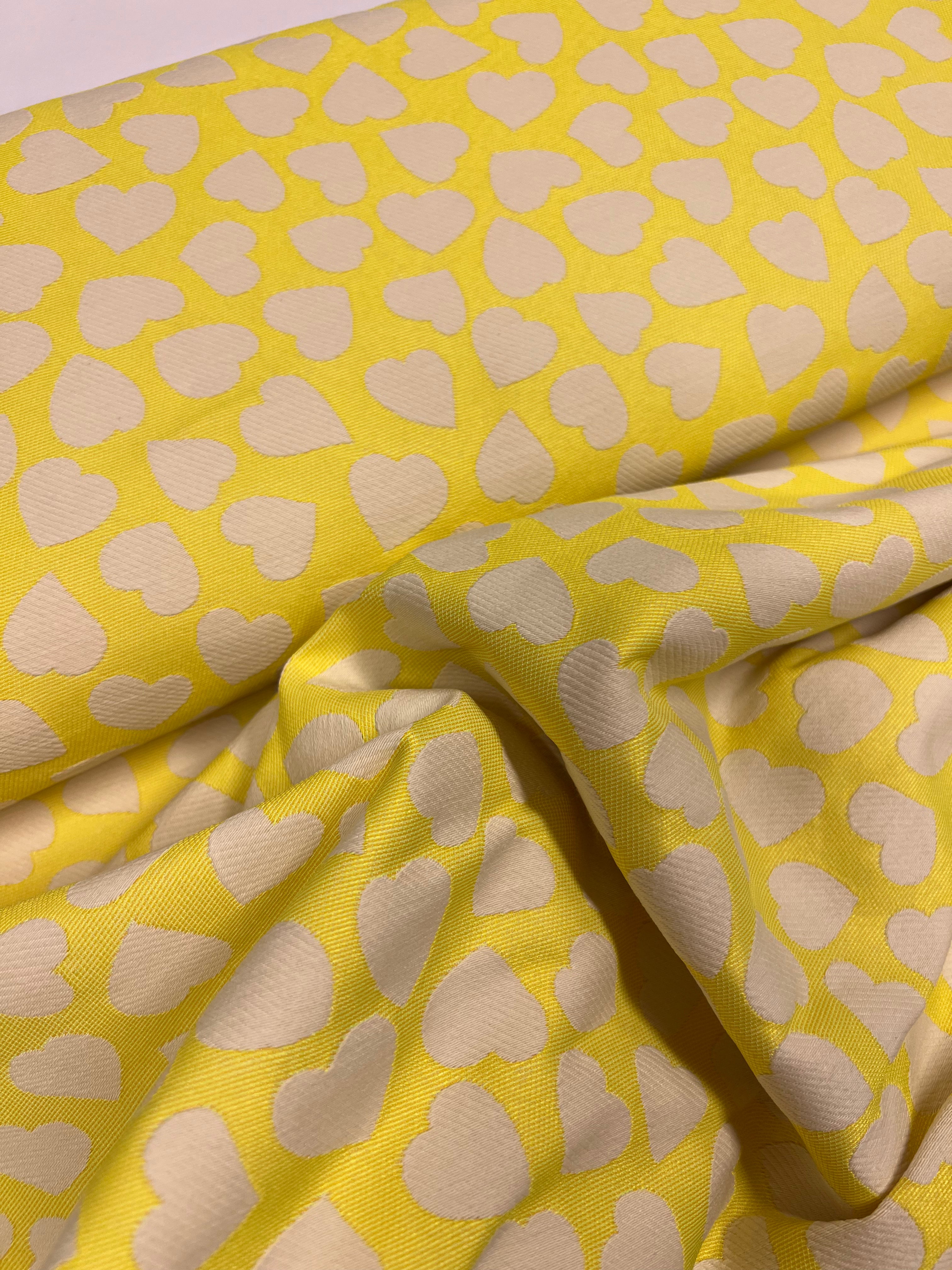 Gele Hartjes - Jacquard