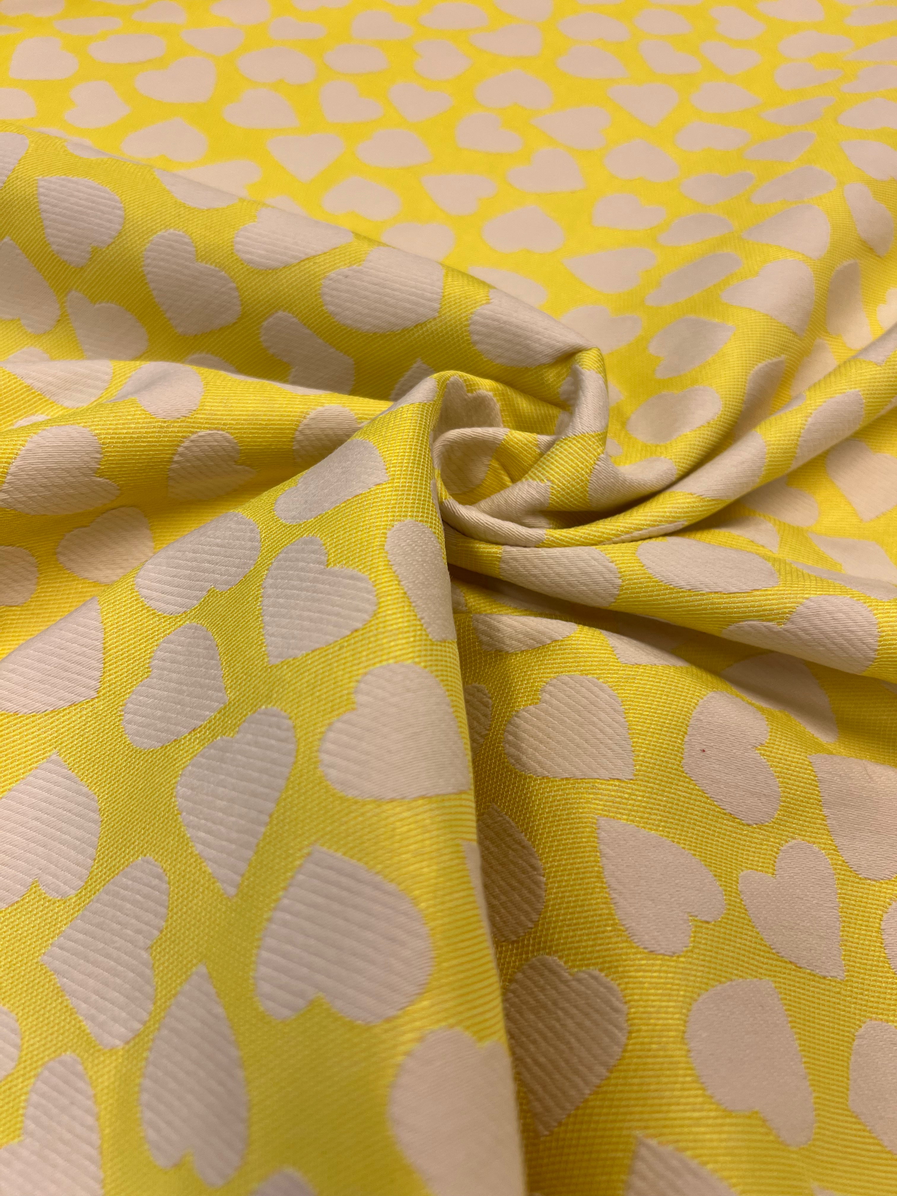 Gele Hartjes - Jacquard