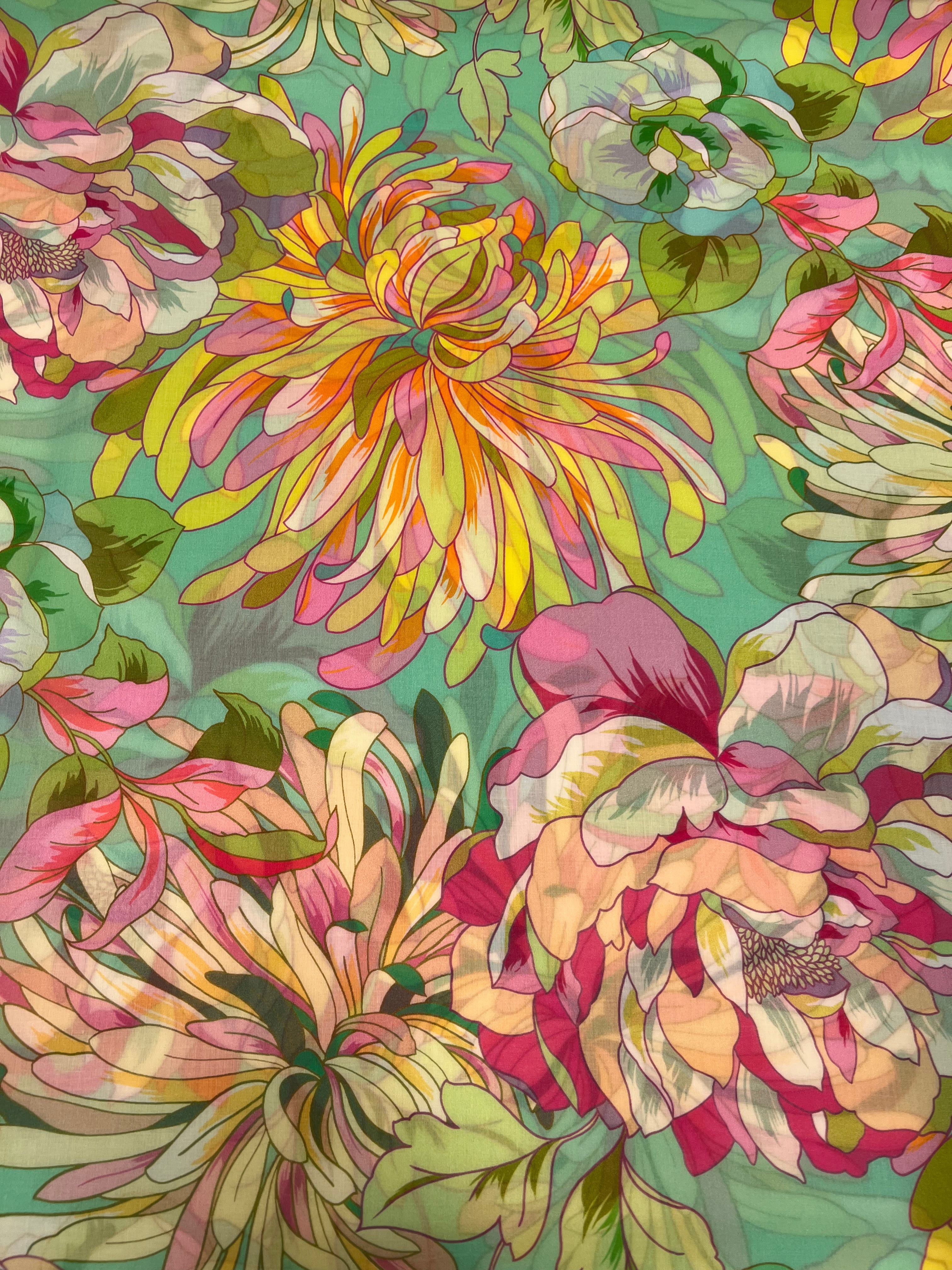 Symfonie van Chrysanten - Katoen