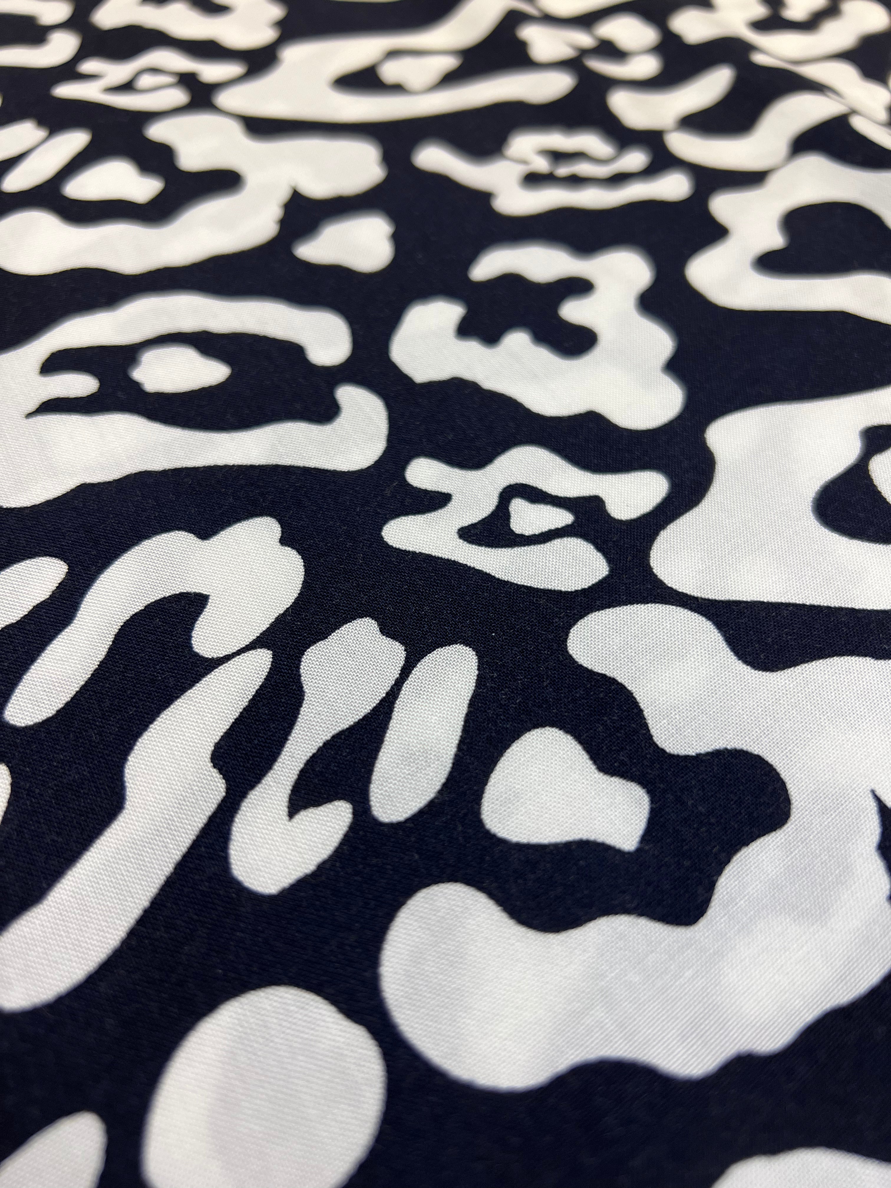 Indigo Leopard - Viscose