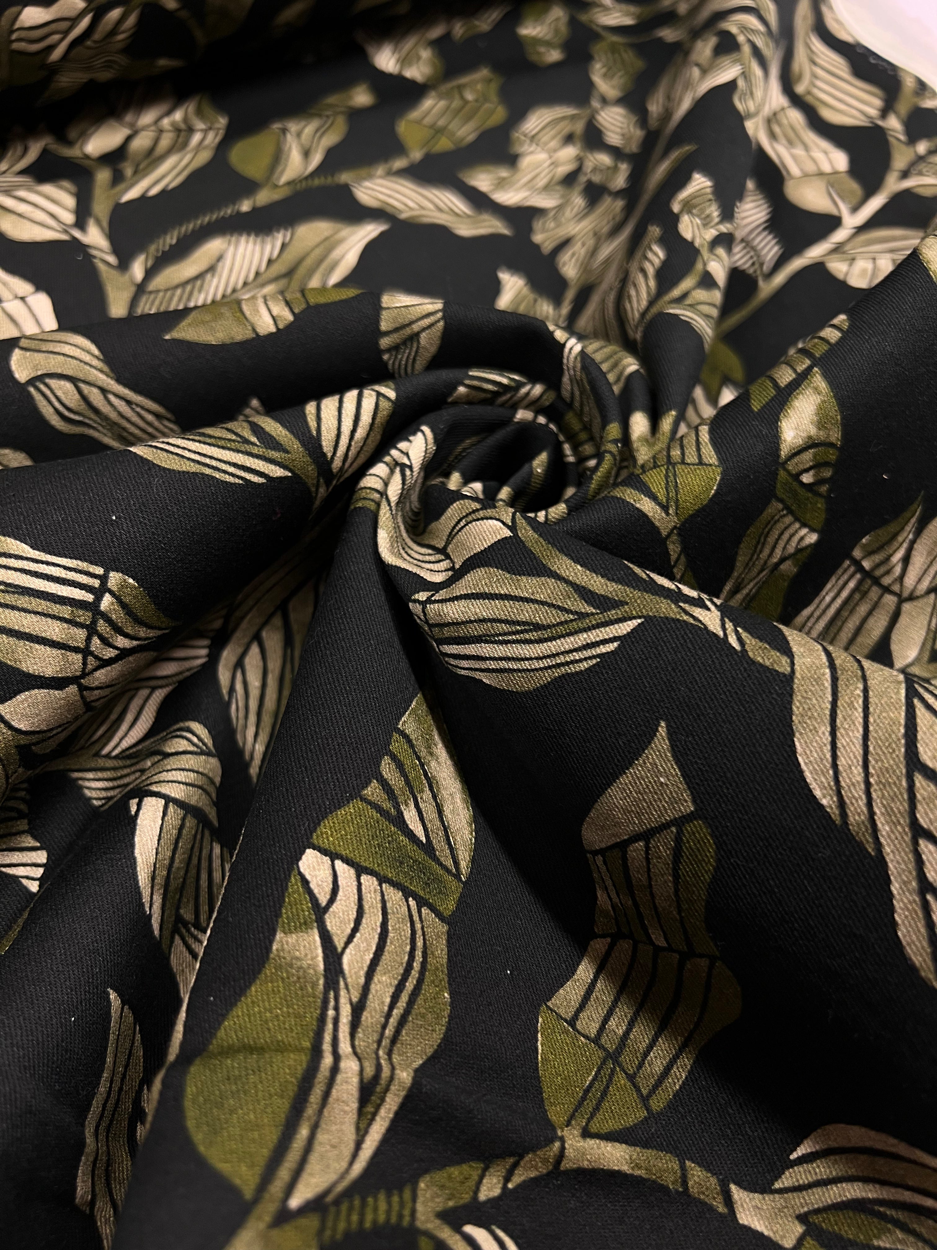 Green Leaves - Stretchdenim