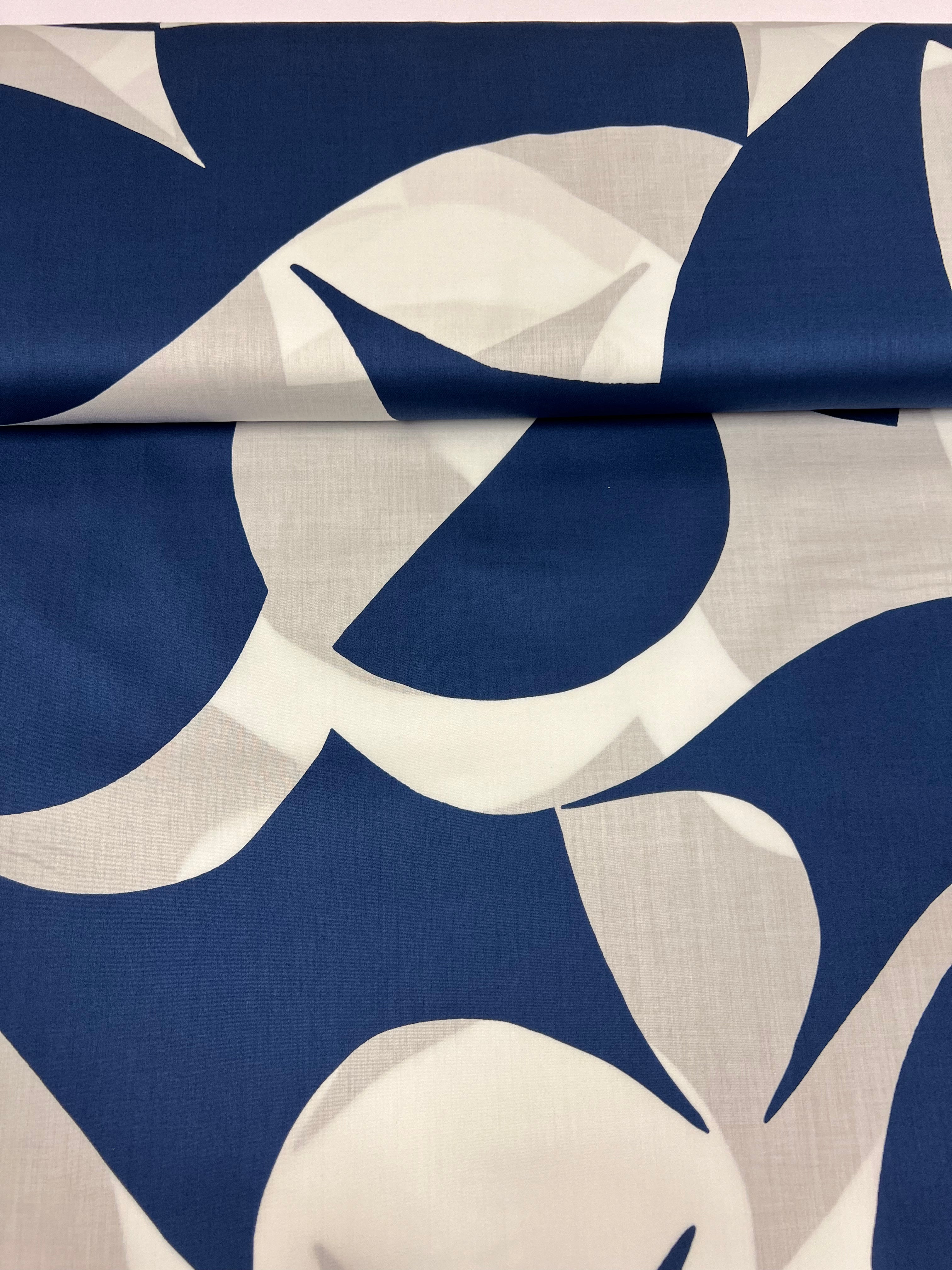 Nordic Blue - Katoen (satijn)