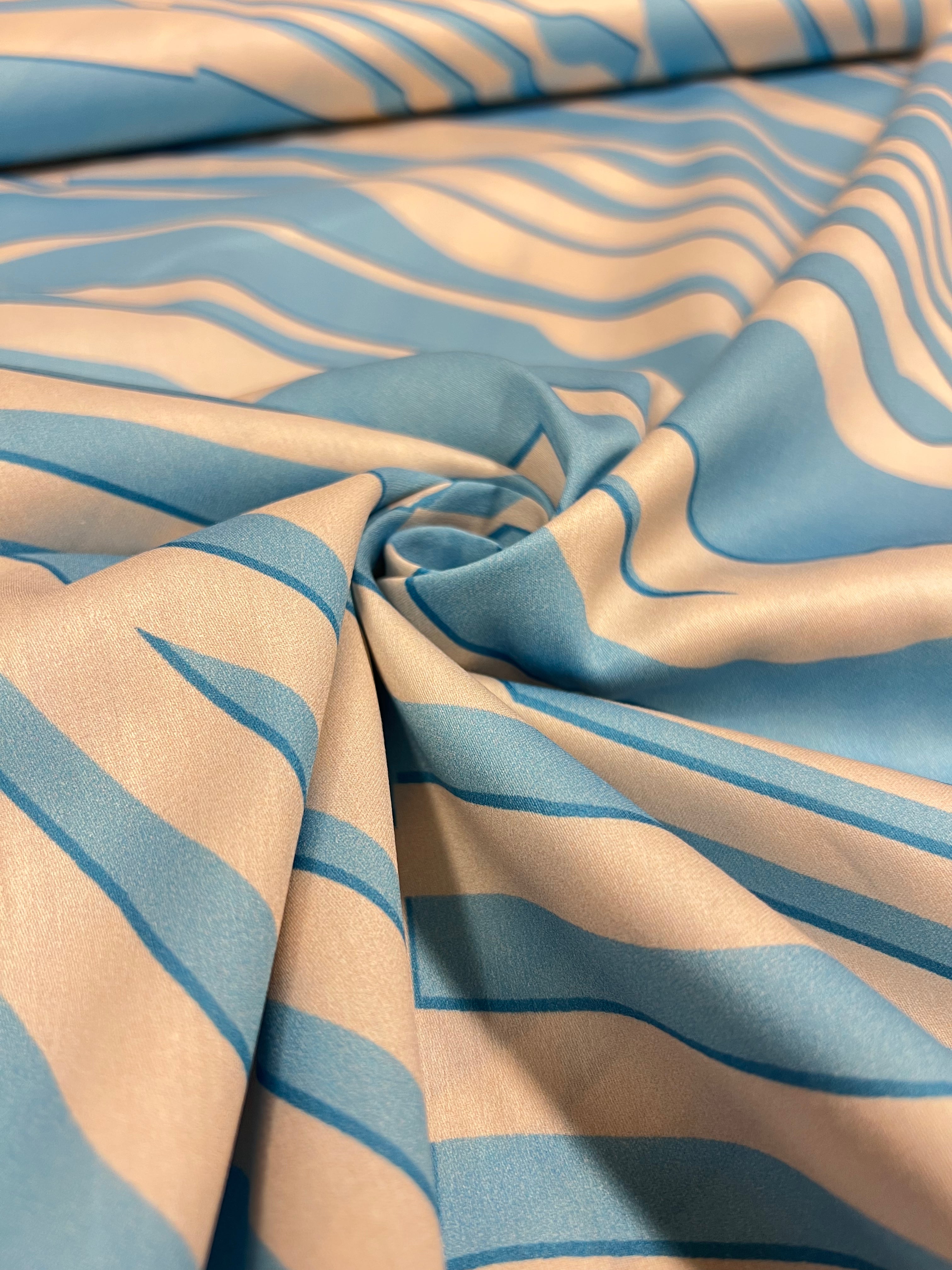 Ocean Marble - Katoen (satijn)