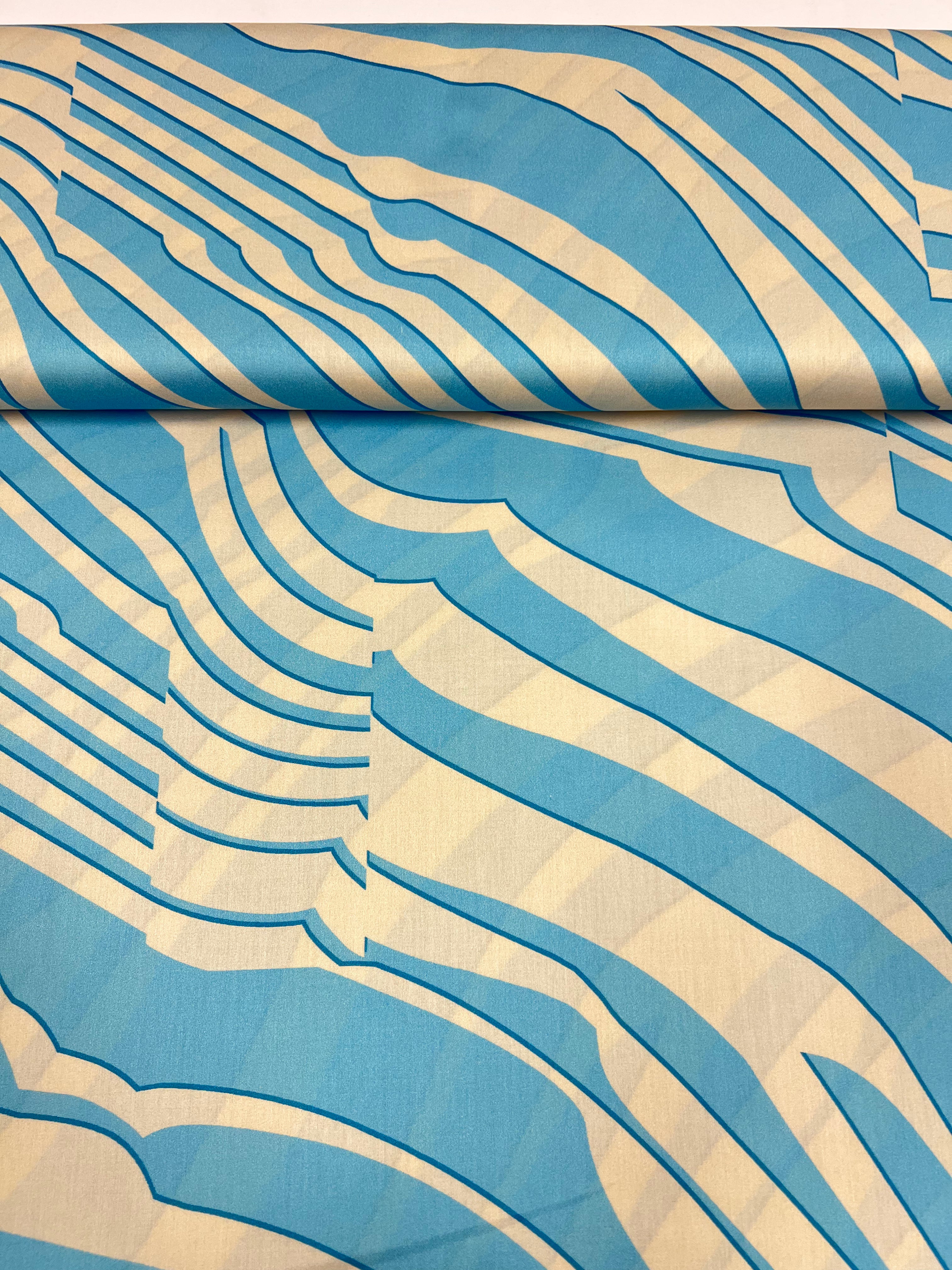 Ocean Marble - Katoen (satijn)