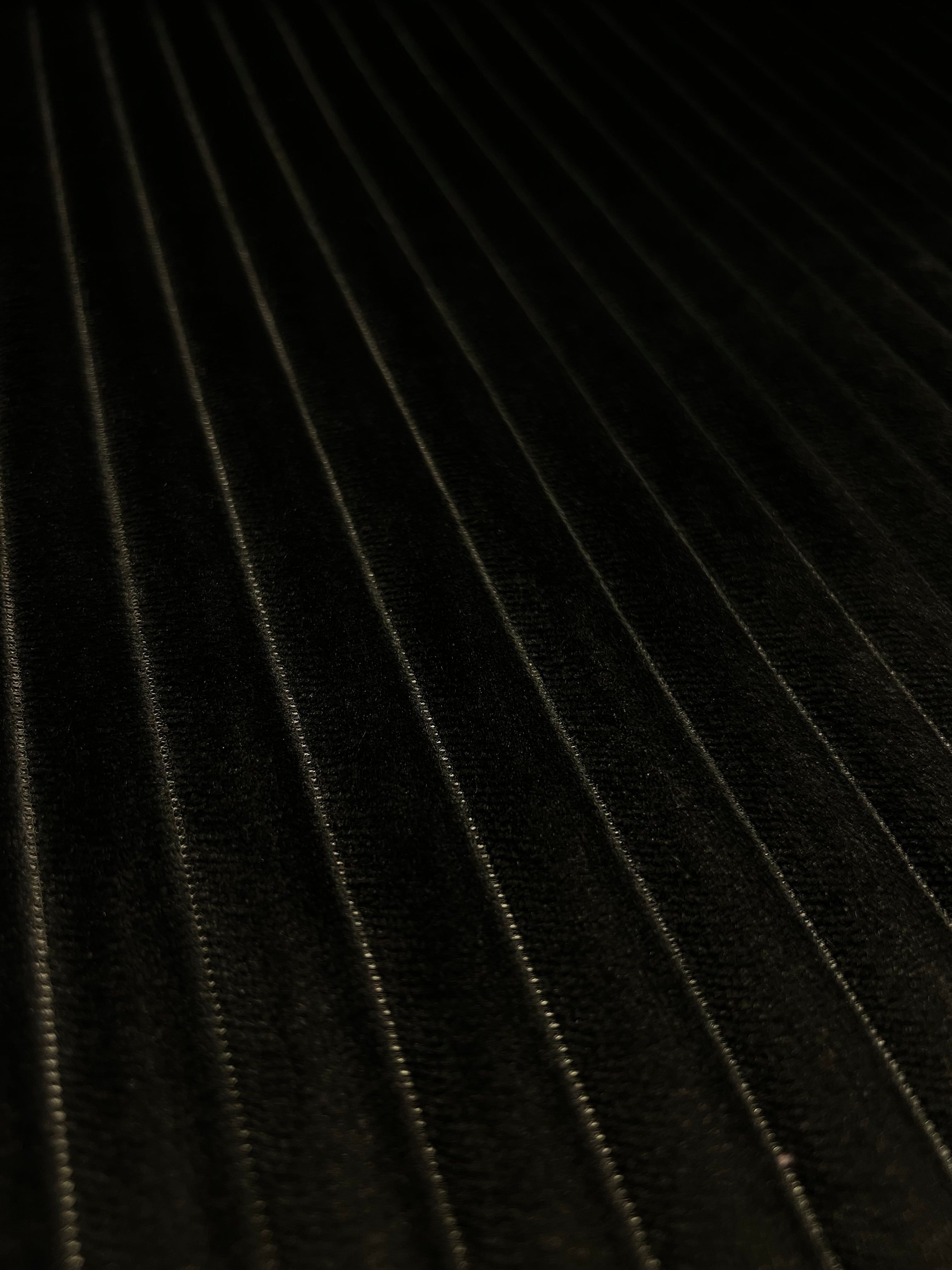 Black Stripes - Faux Fur