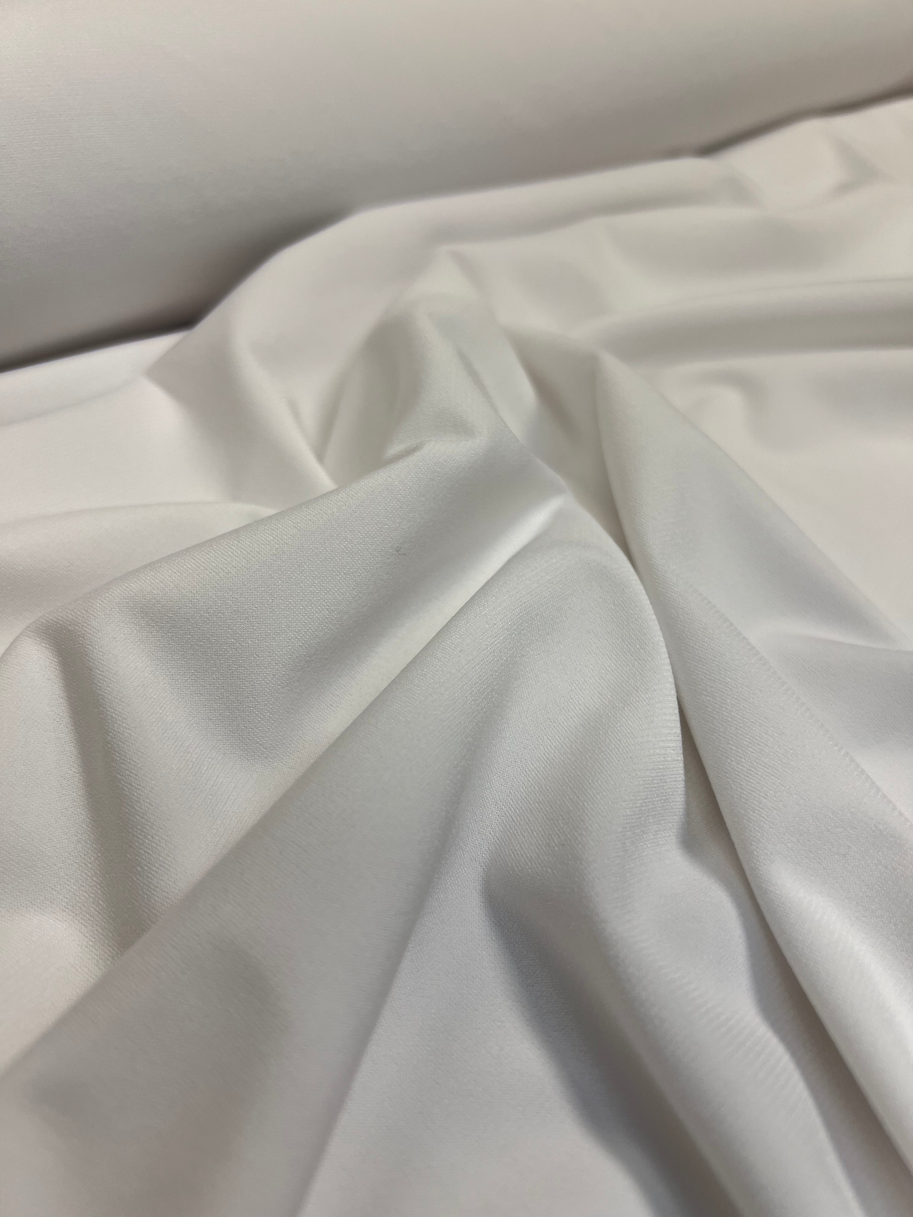 Wit - Polyestertricot