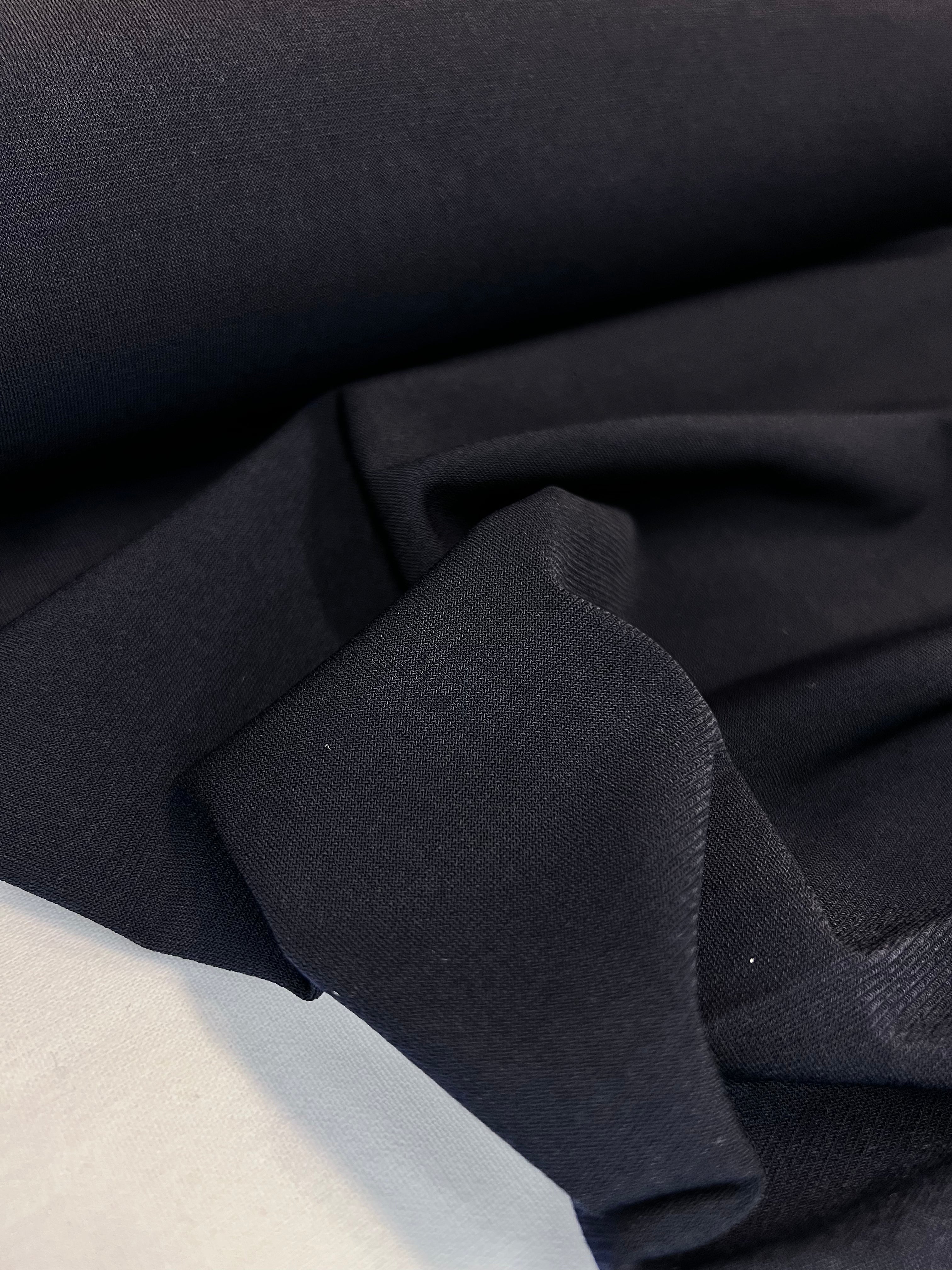 Marineblauw - Polyestertricot