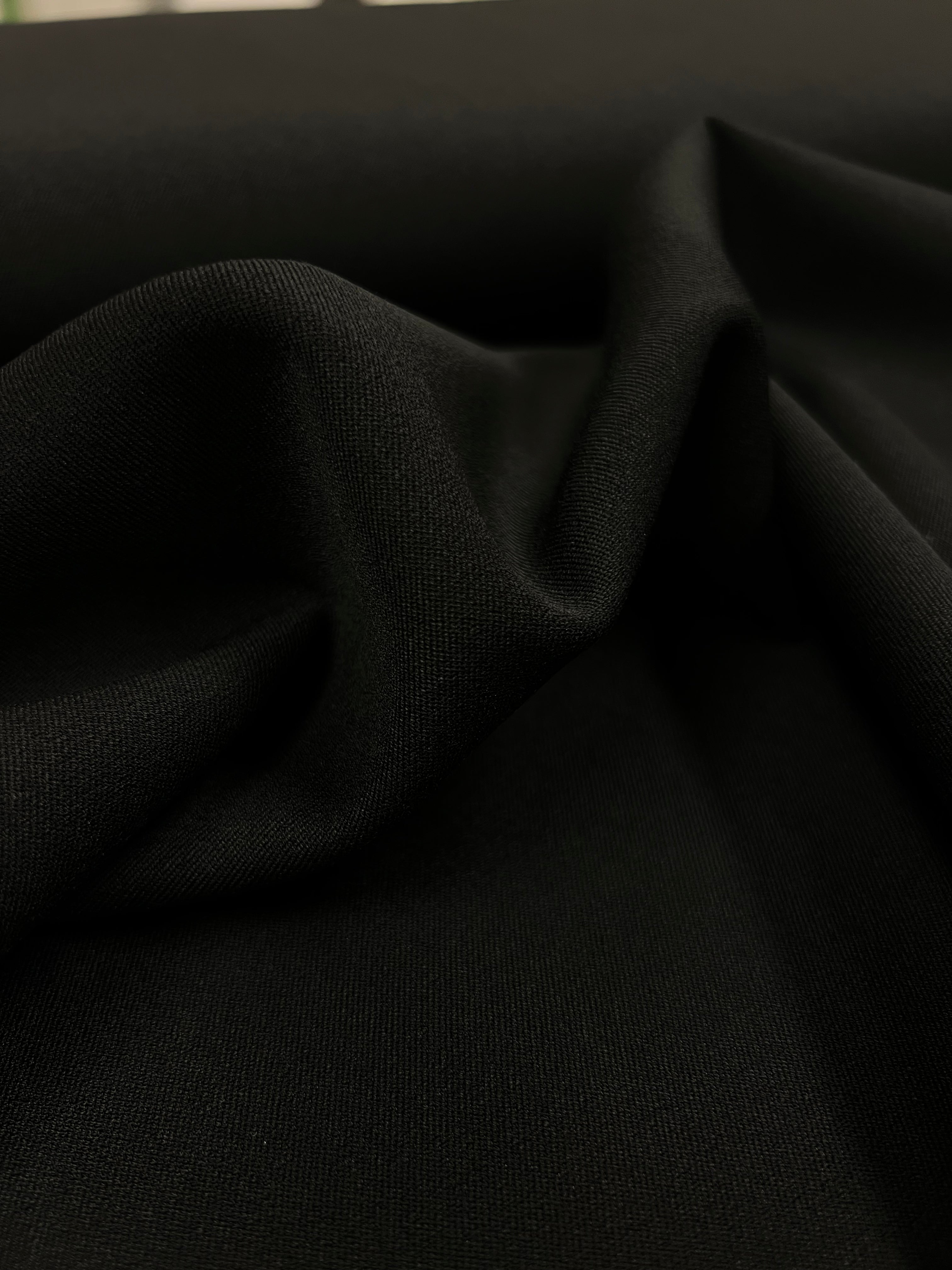 Zwart - Stretchgabardine