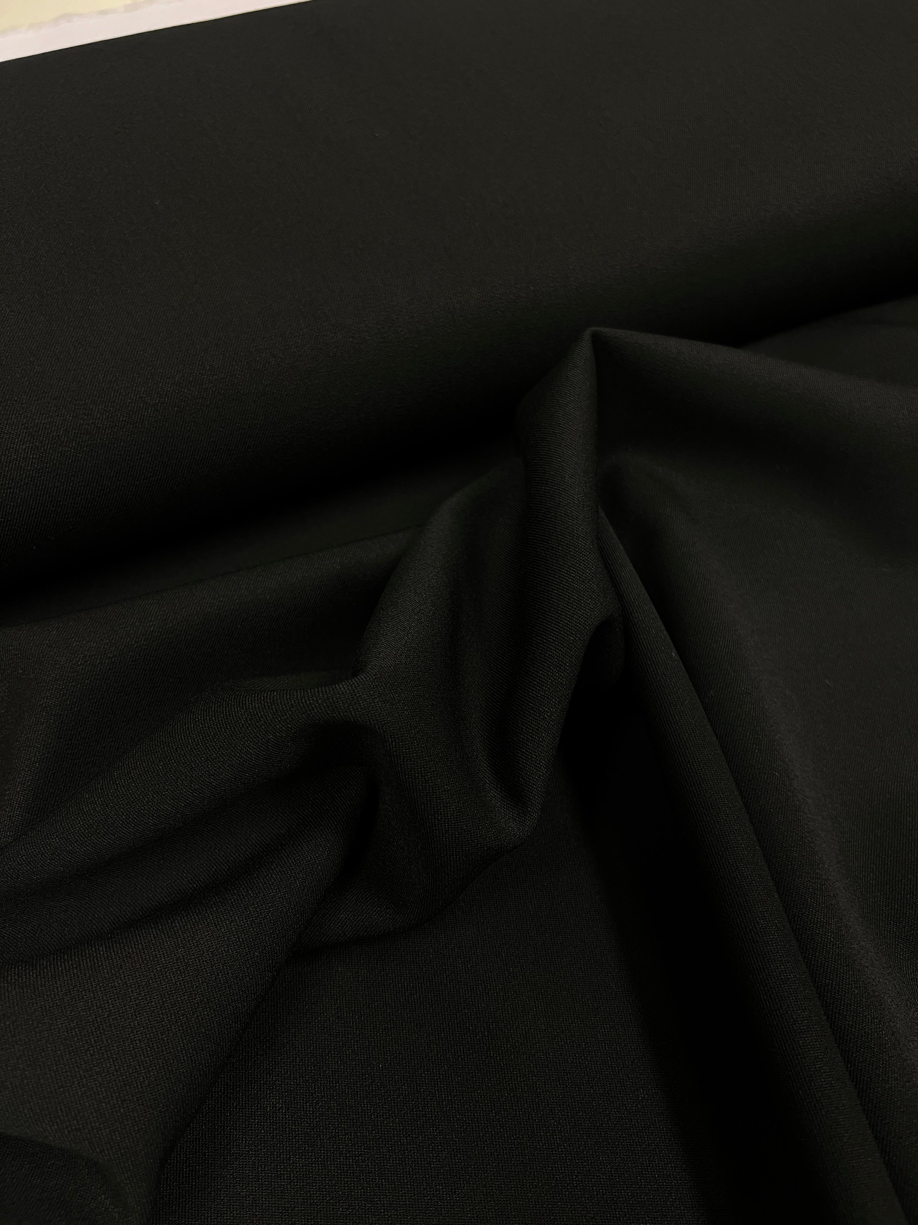 Zwart - Stretchgabardine