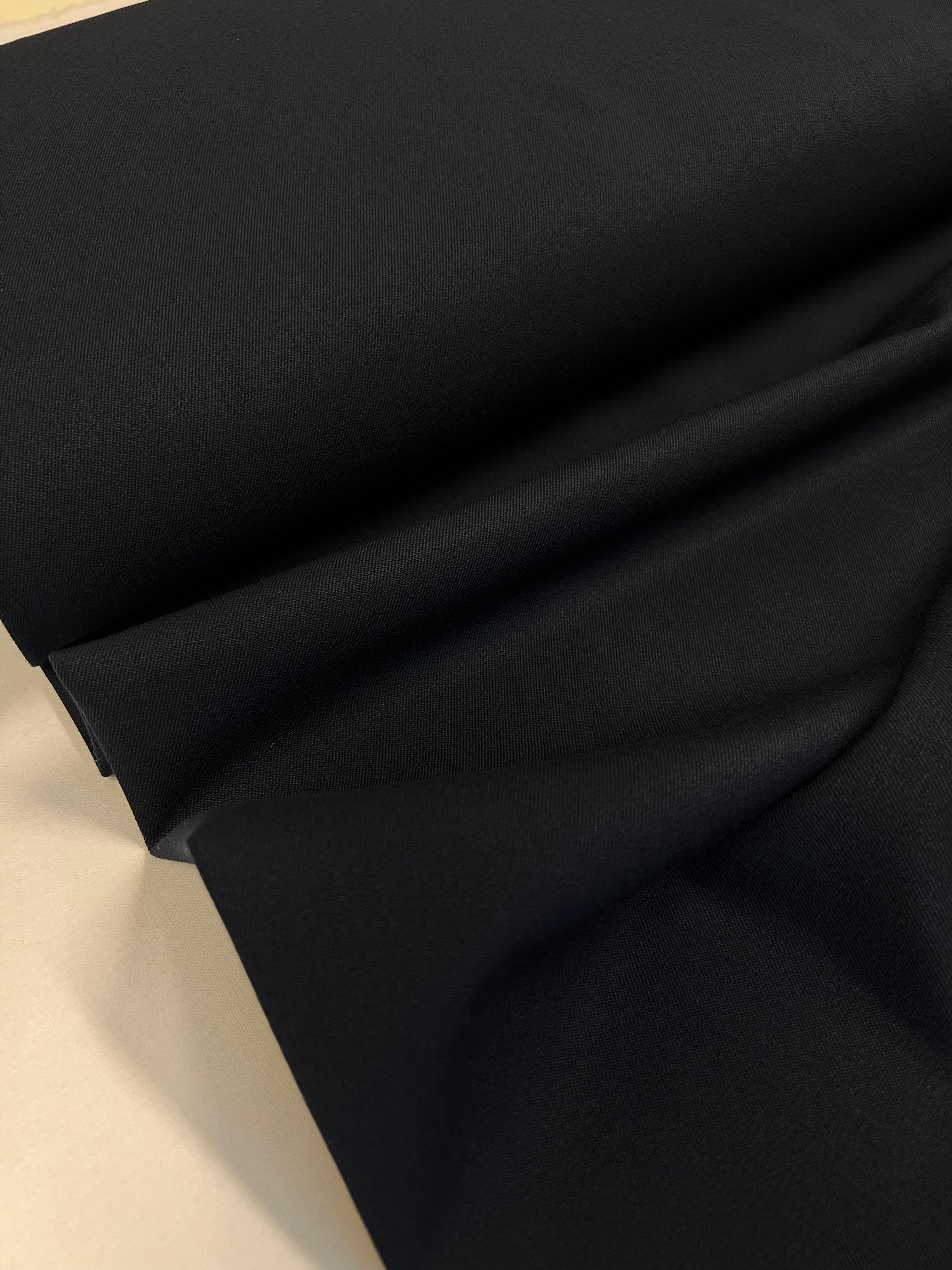 Marineblauw - Stretchgabardine