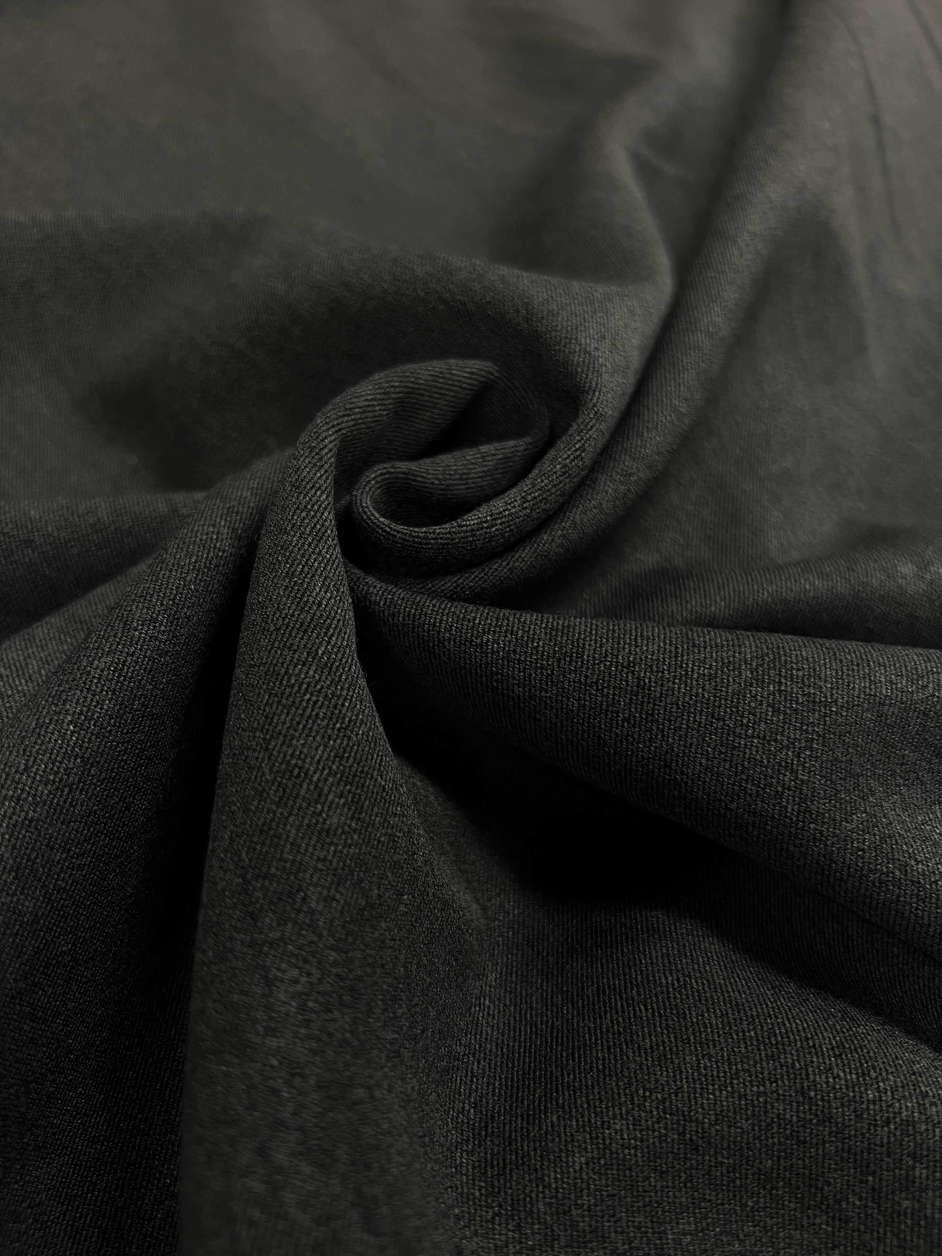 Antraciet - Stretchgabardine