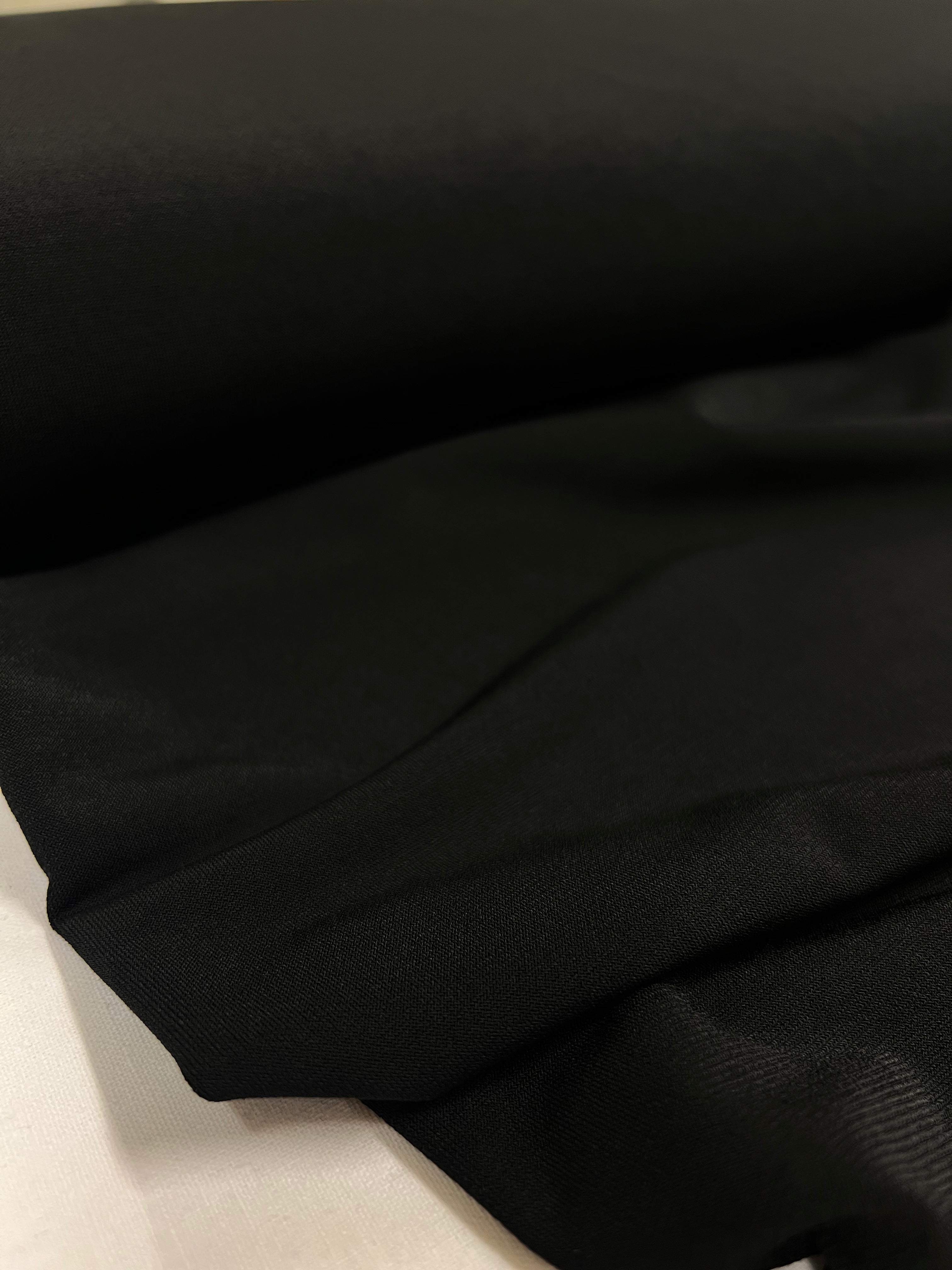 Zwart - Polyestertricot