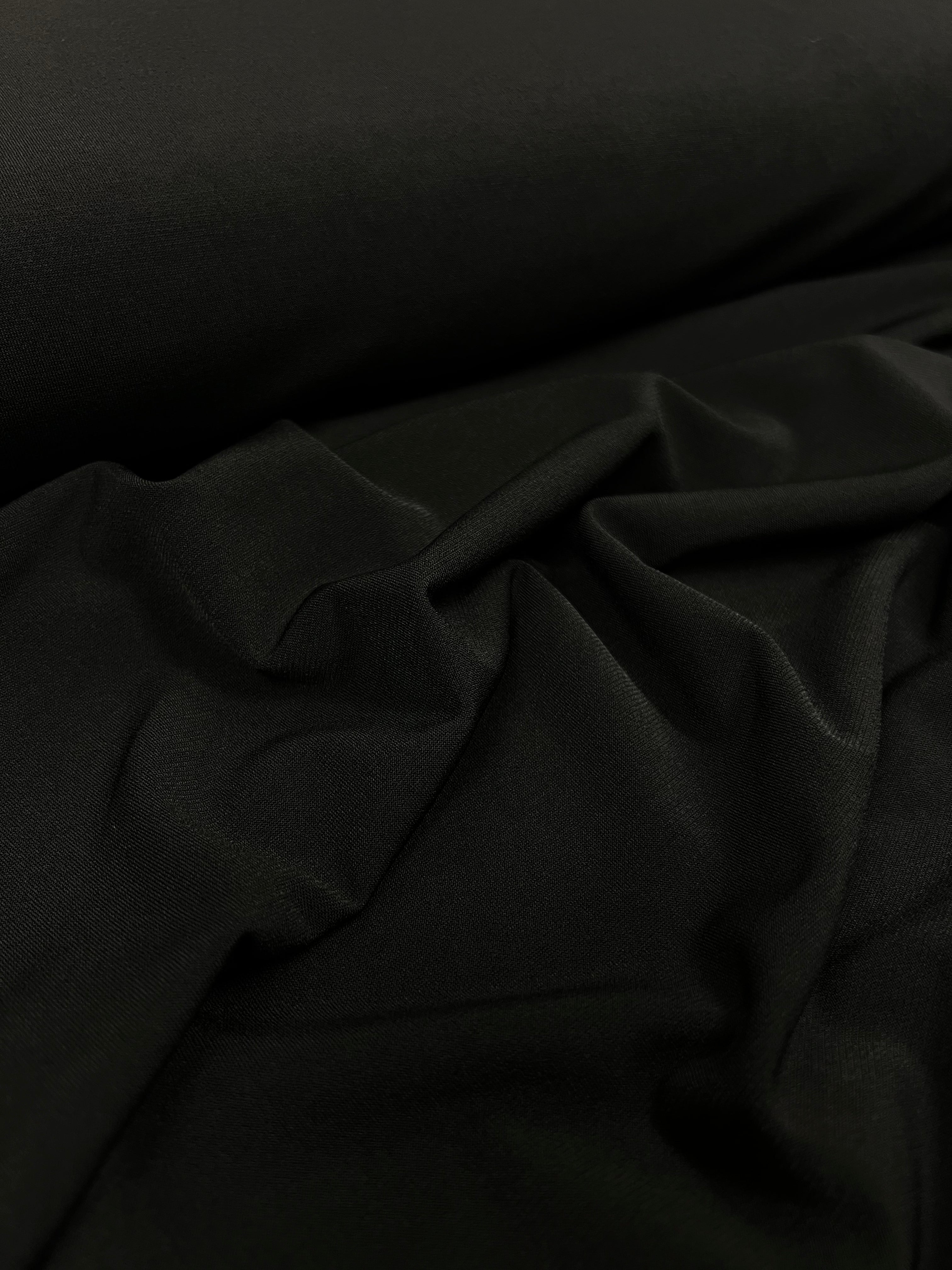 Zwart - Polyestertricot