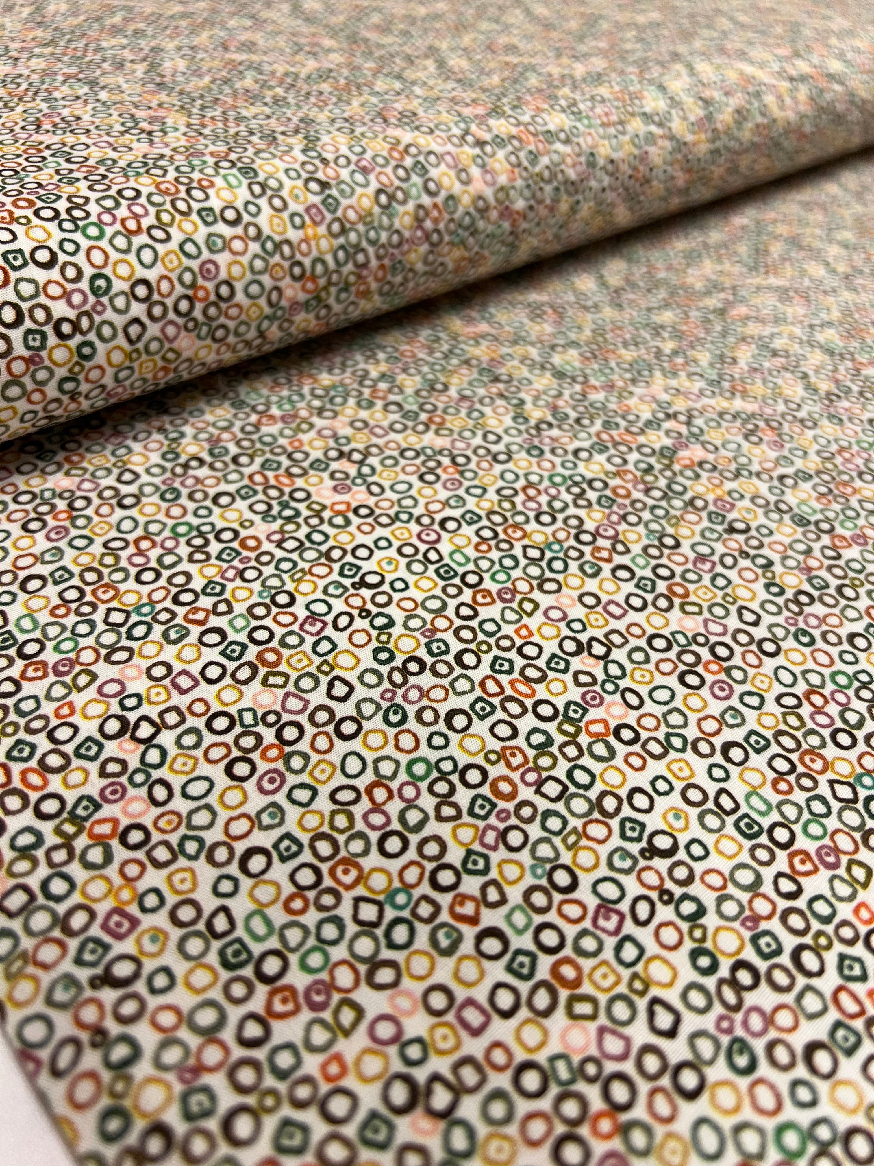 Retro Bubbles - Poplin Katoen