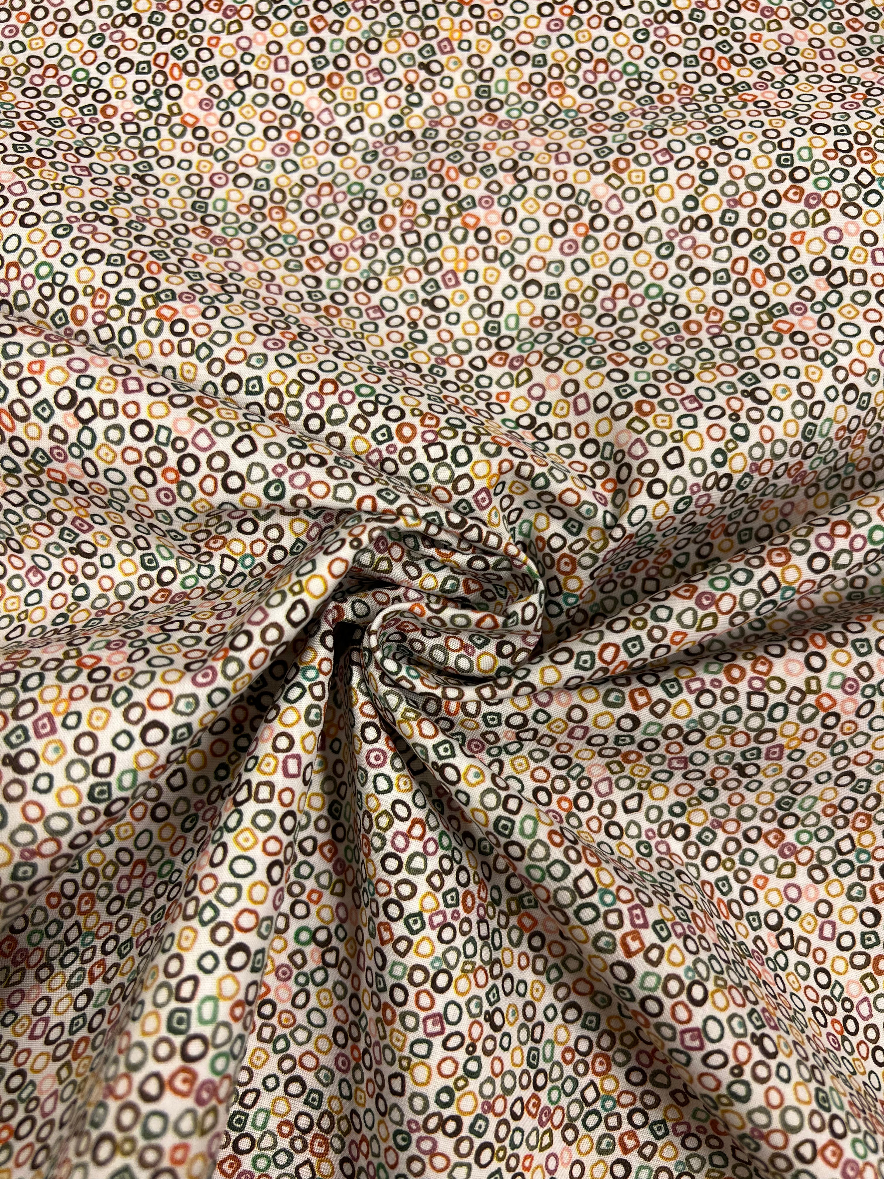 Retro Bubbles - Poplin Katoen
