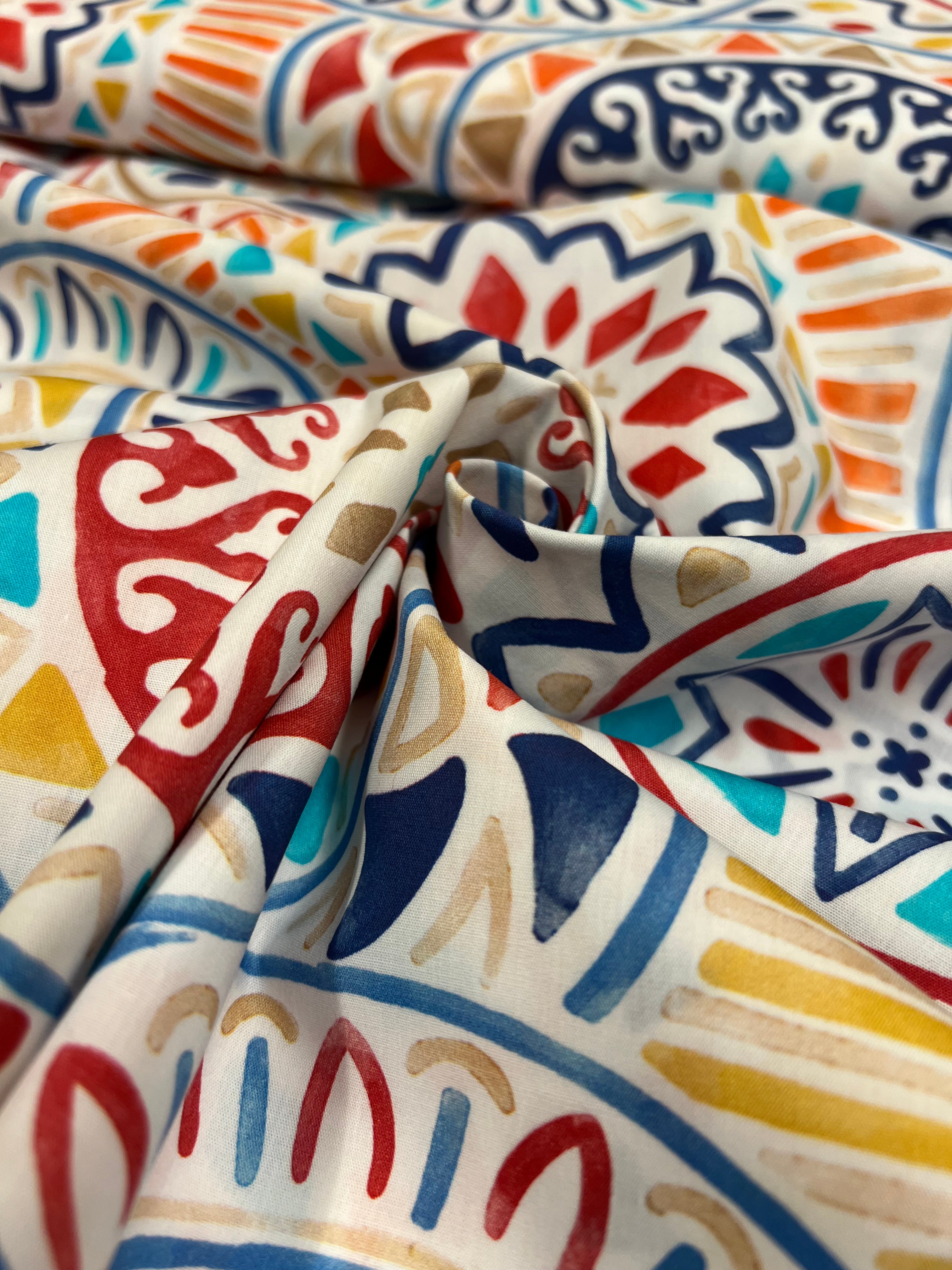 Multi Mandala - Poplin Katoen