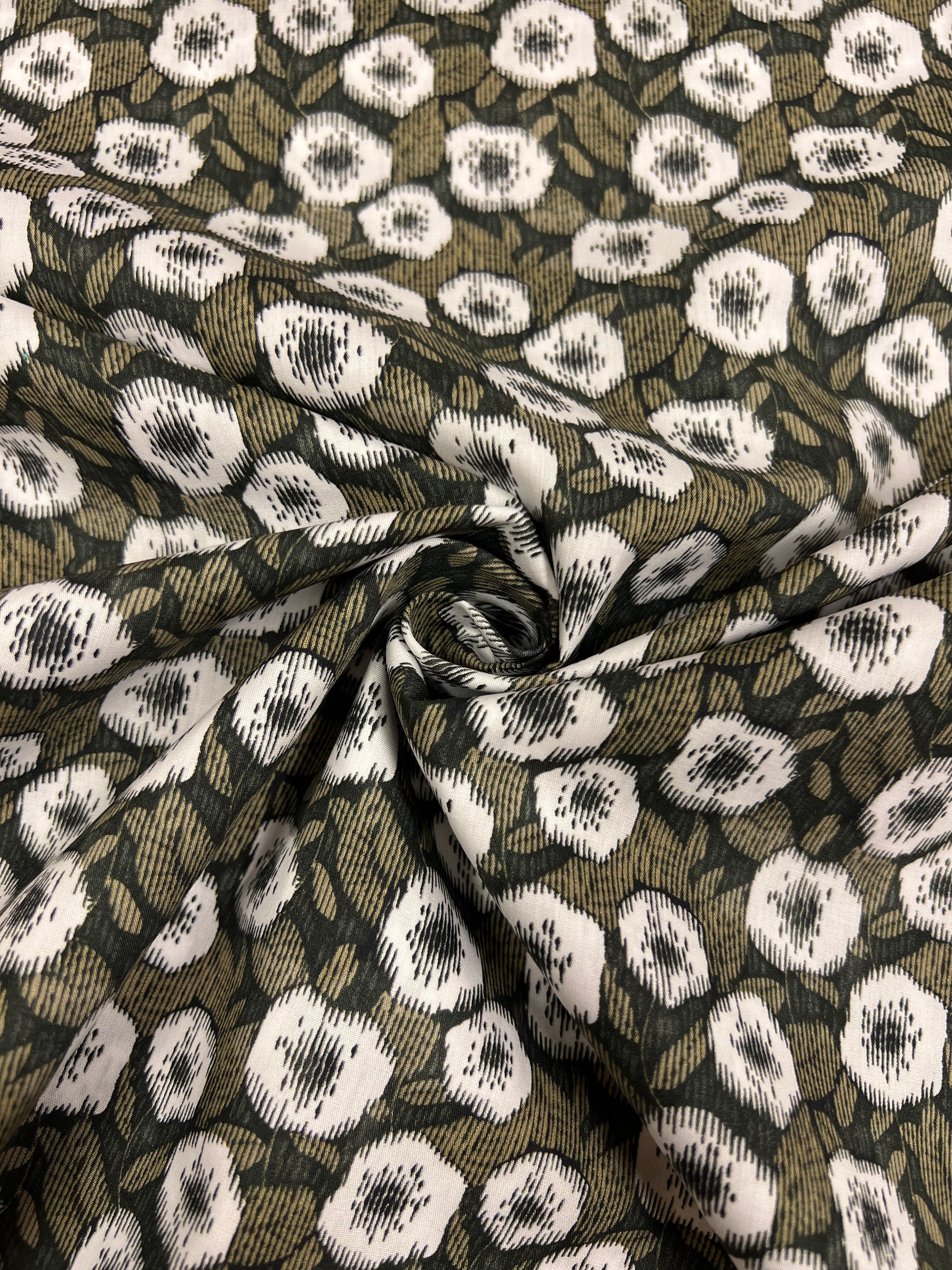 Moss Glitch - Poplin Katoen