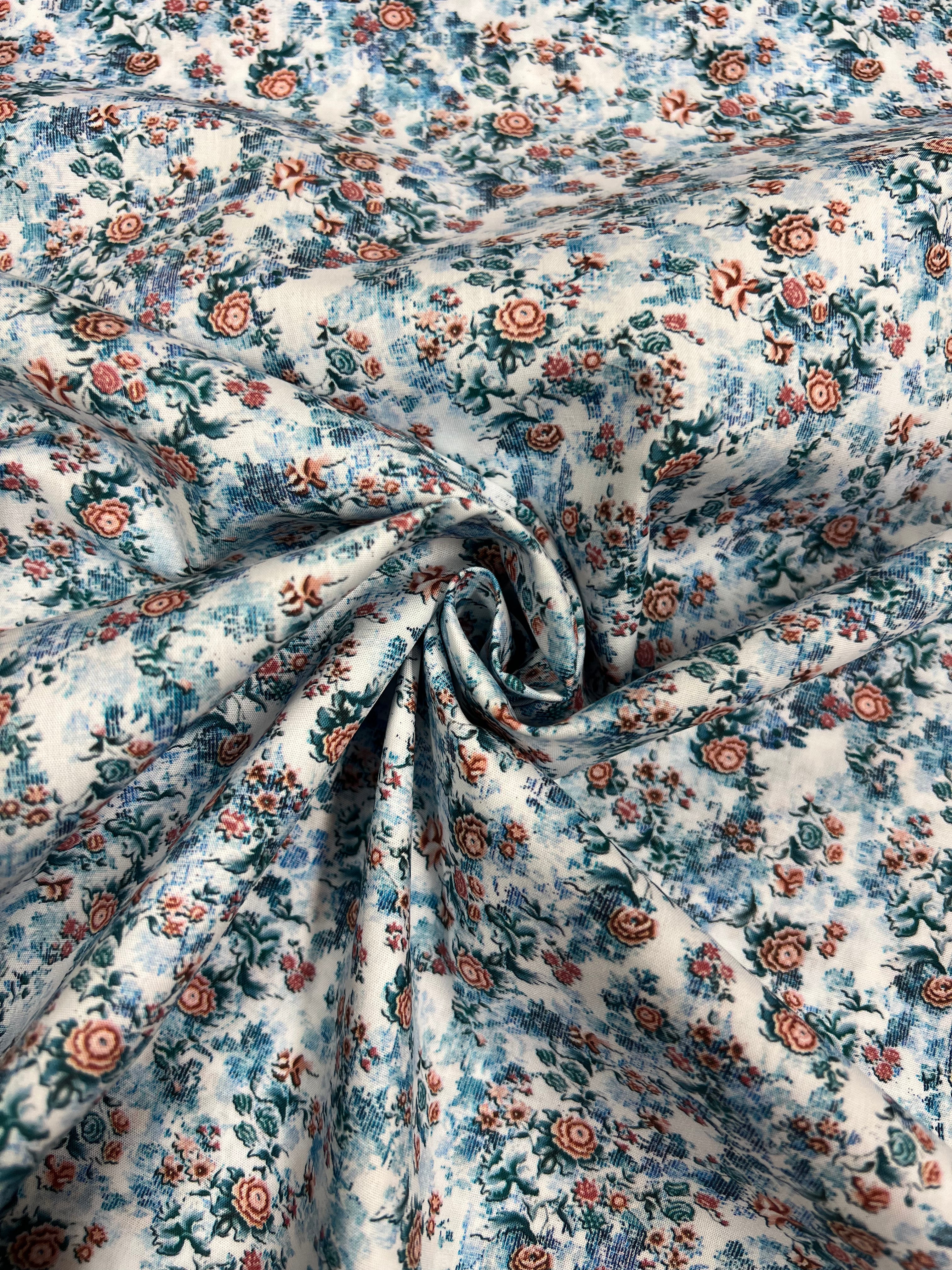 Kiss From A Rose - Poplin Katoen