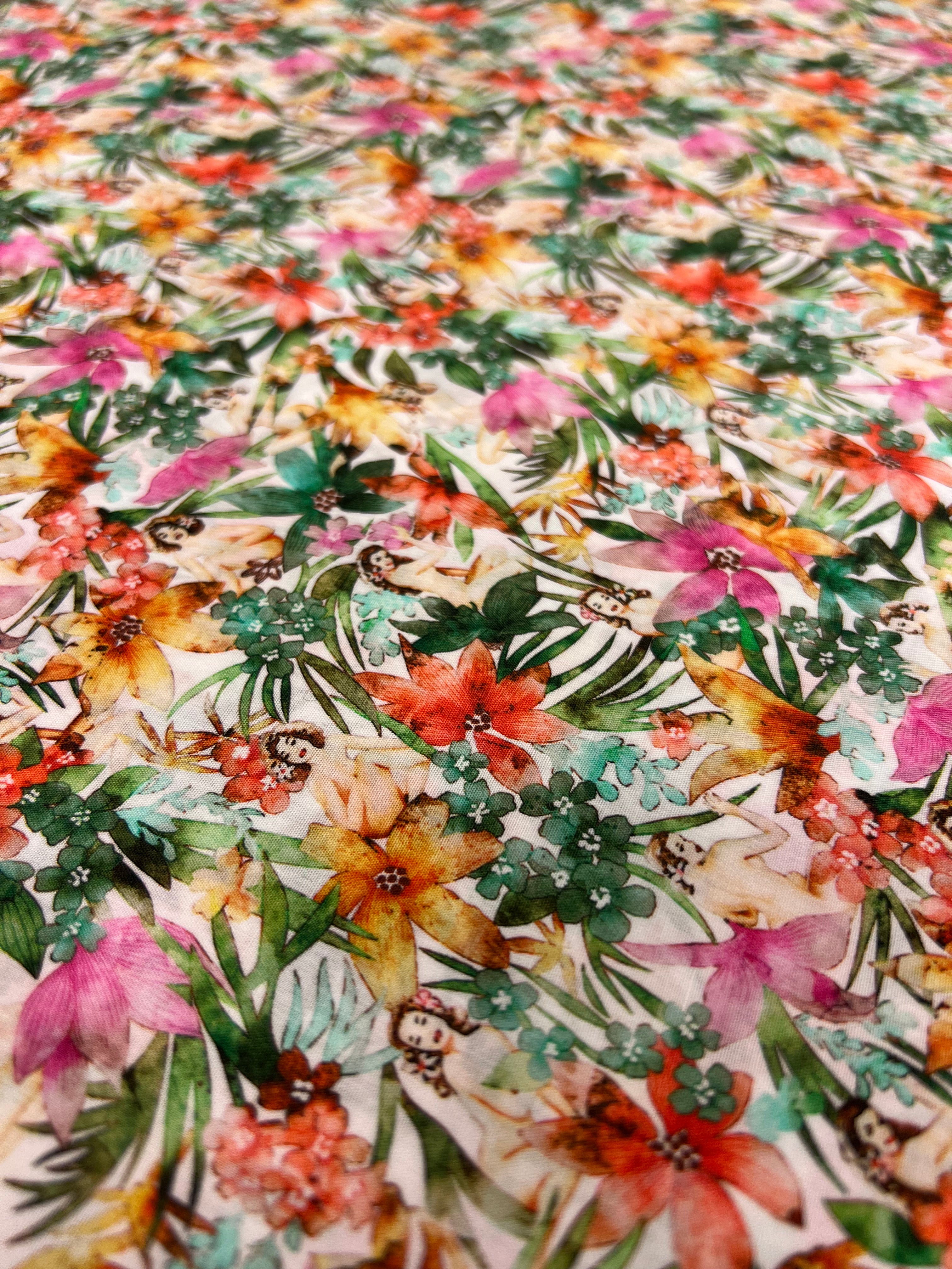 Aloha Pin-Up - Poplin Katoen
