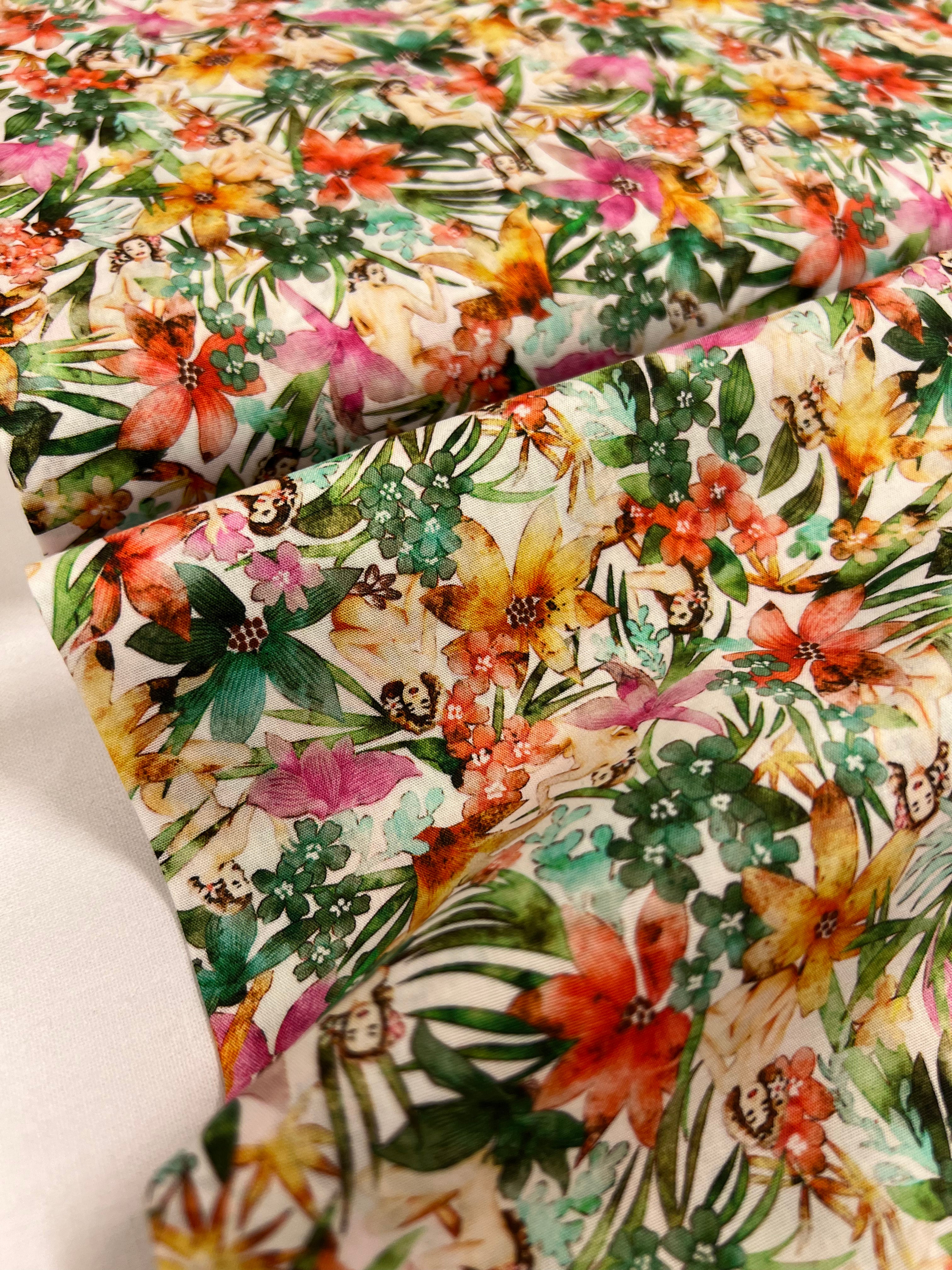 Aloha Pin-Up - Poplin Katoen