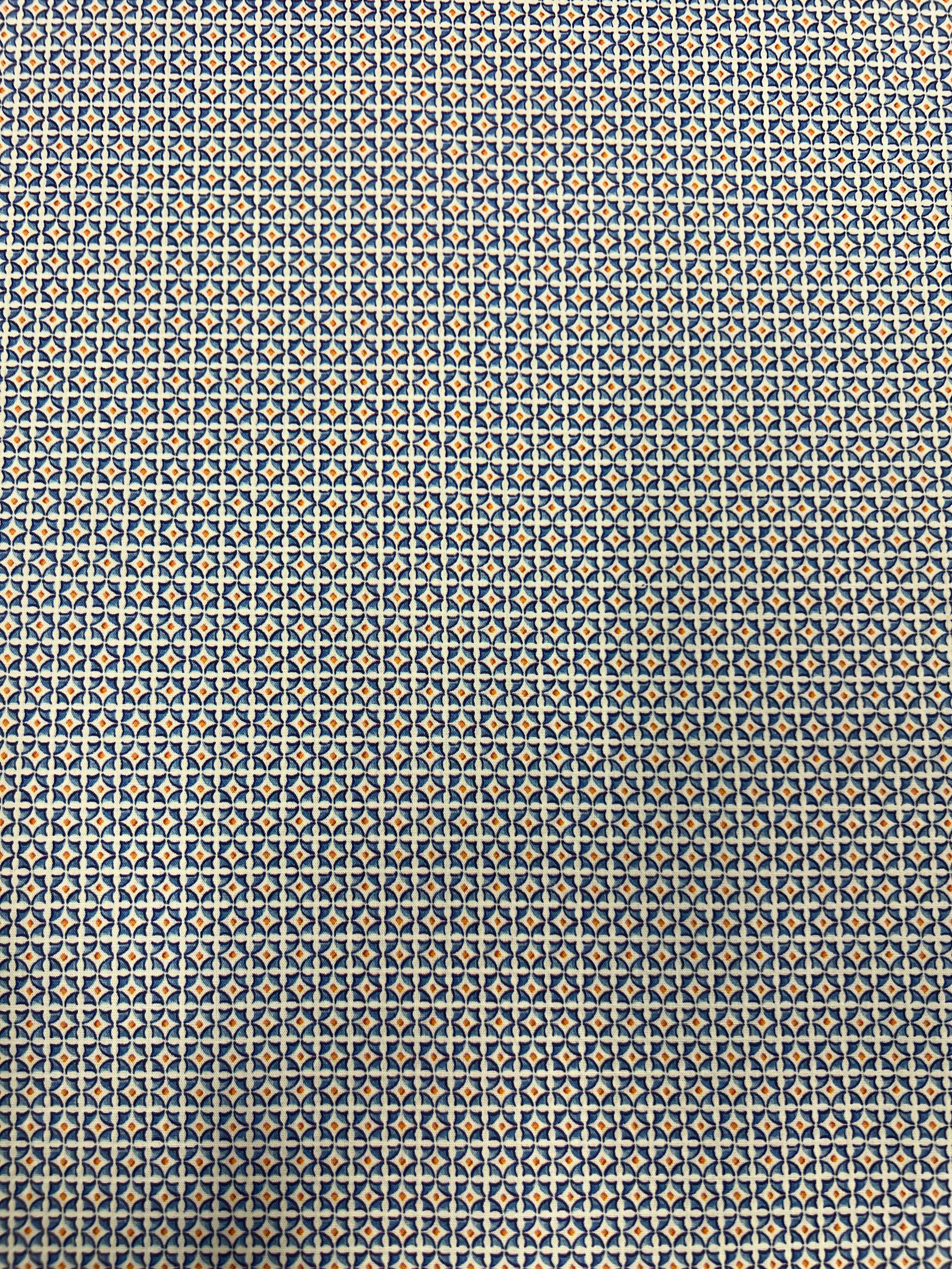 Glas-In-Lood Oranje - Poplin Katoen