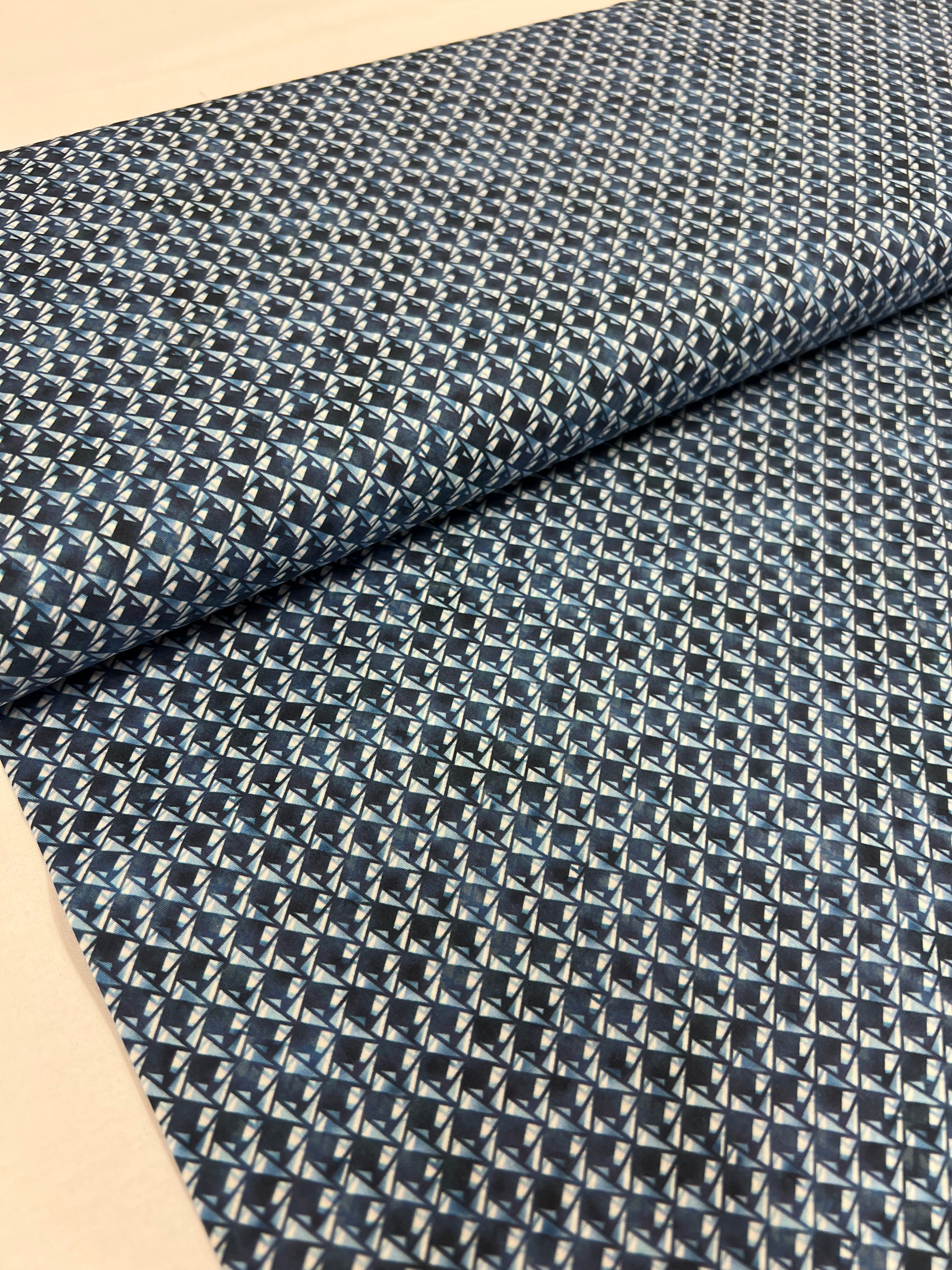 Indigo Origami - Poplin Katoen