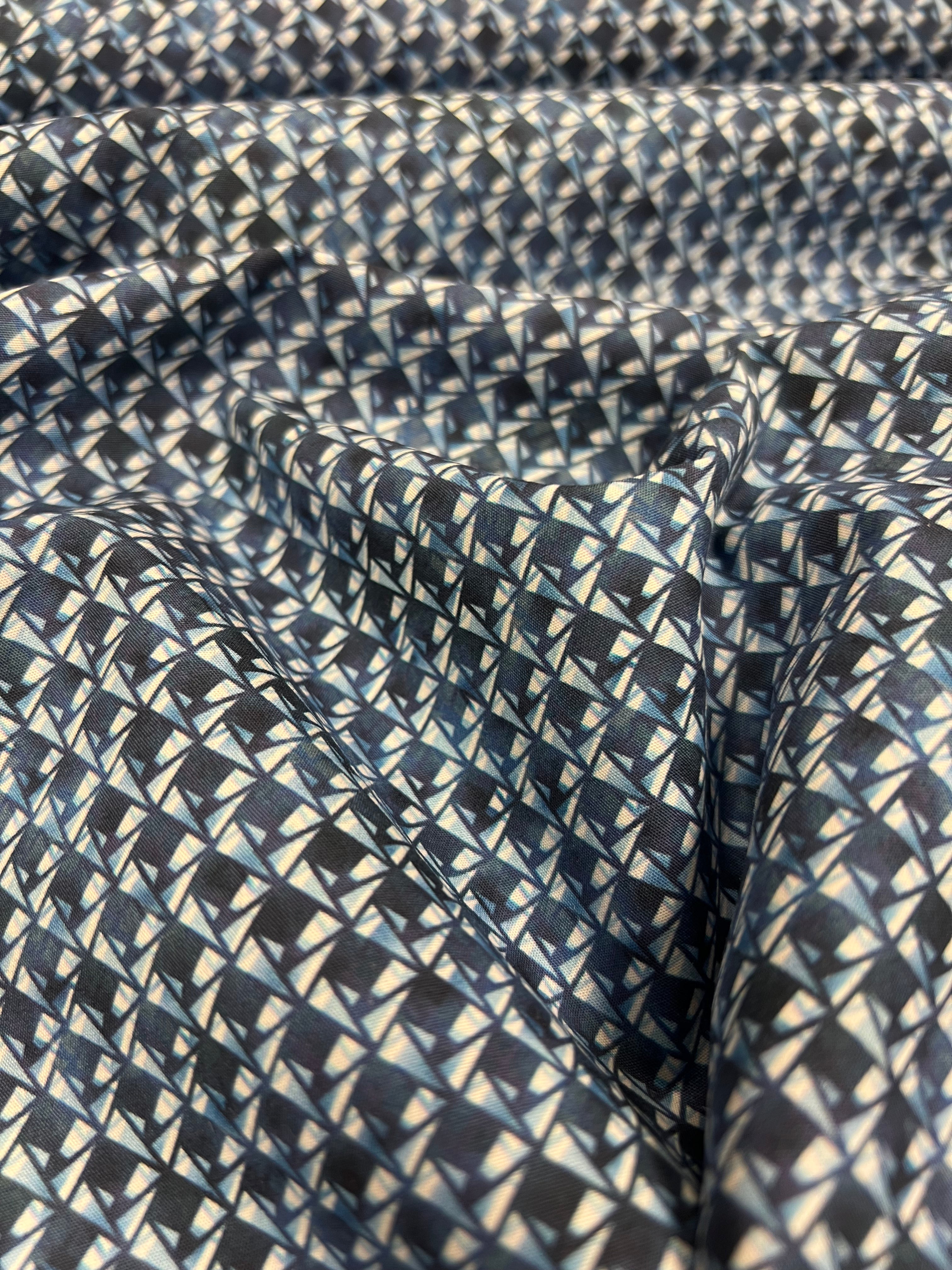 Indigo Origami - Poplin Katoen