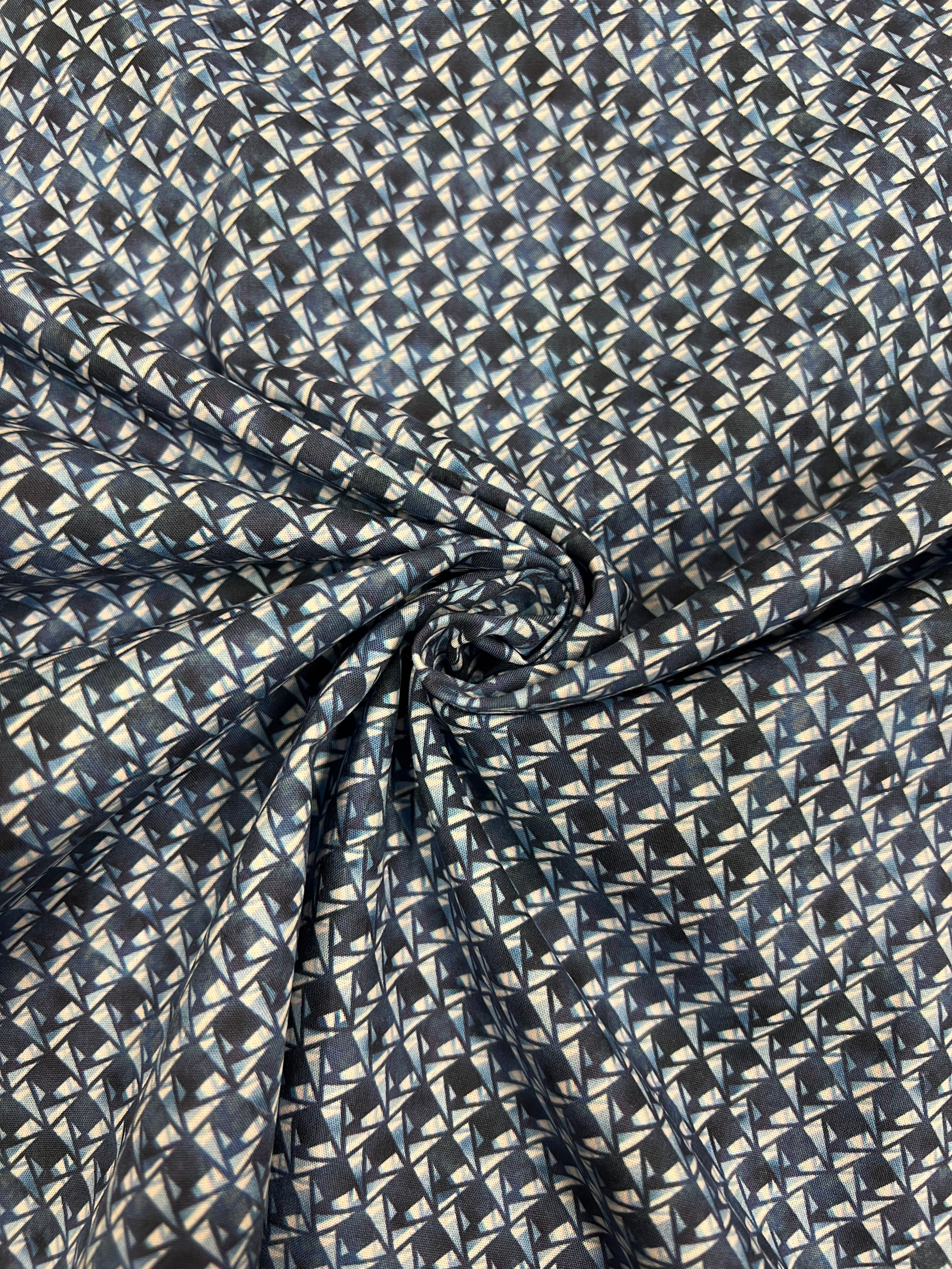 Indigo Origami - Poplin Katoen