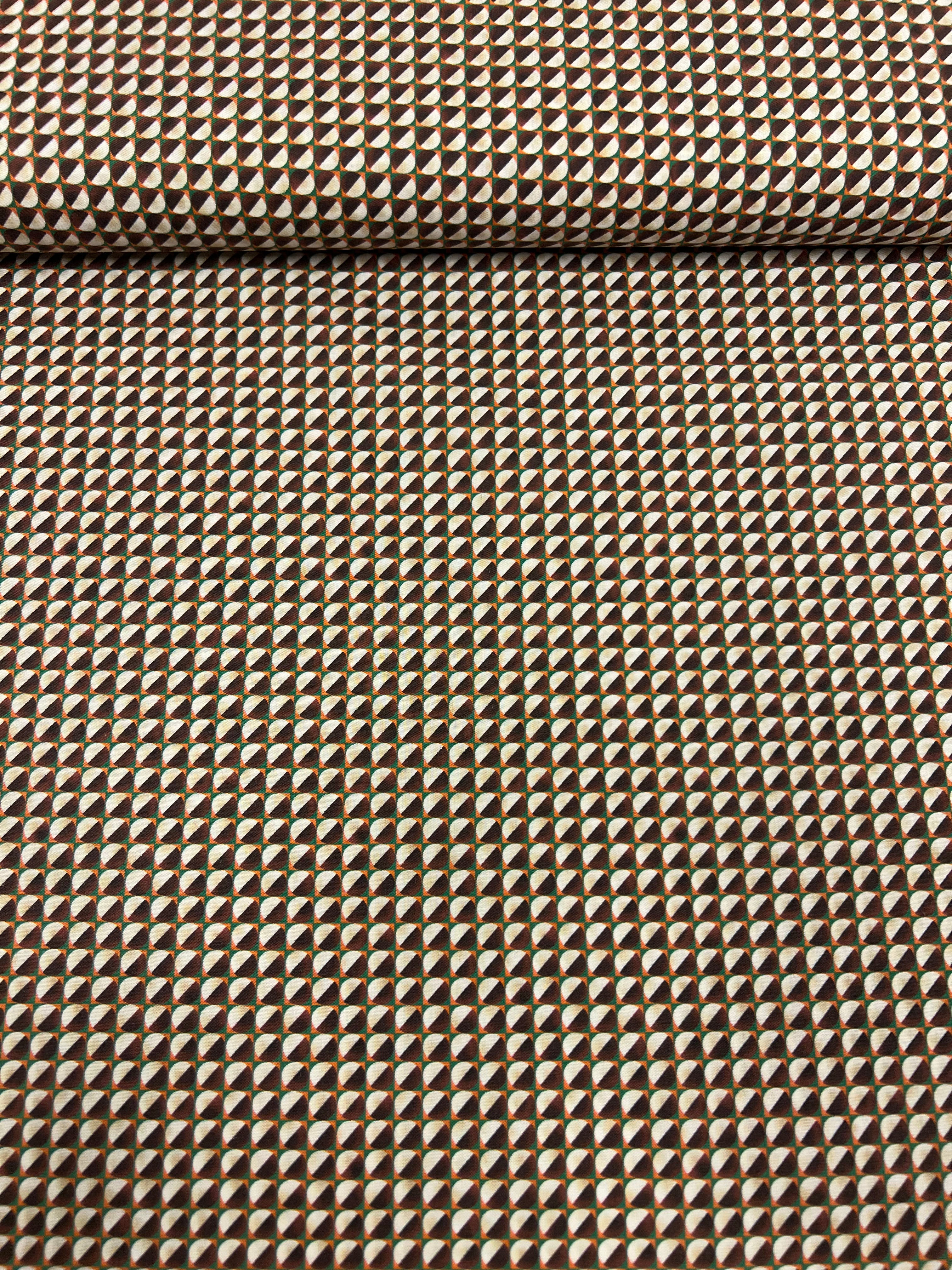 Espresso Spheres - Poplin Katoen