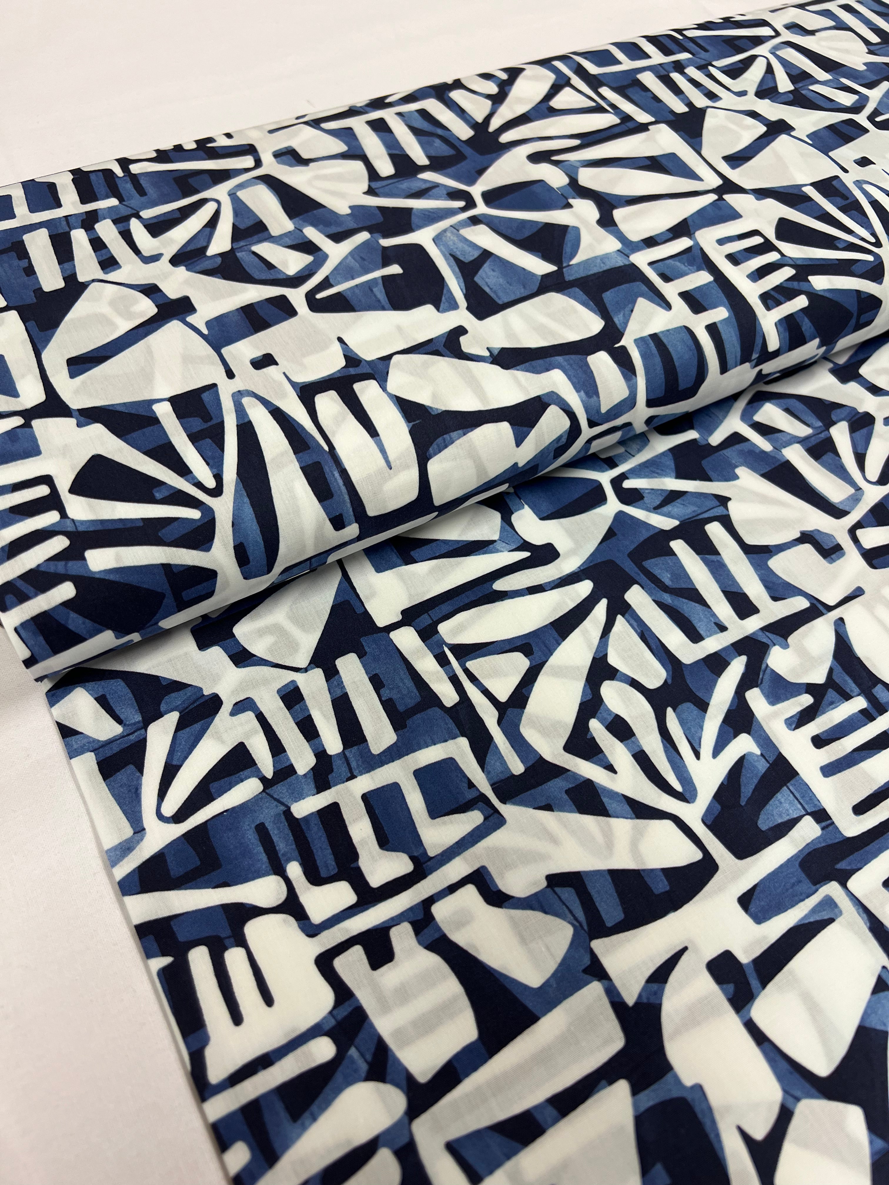 Bleu de Matisse - Poplin Katoen