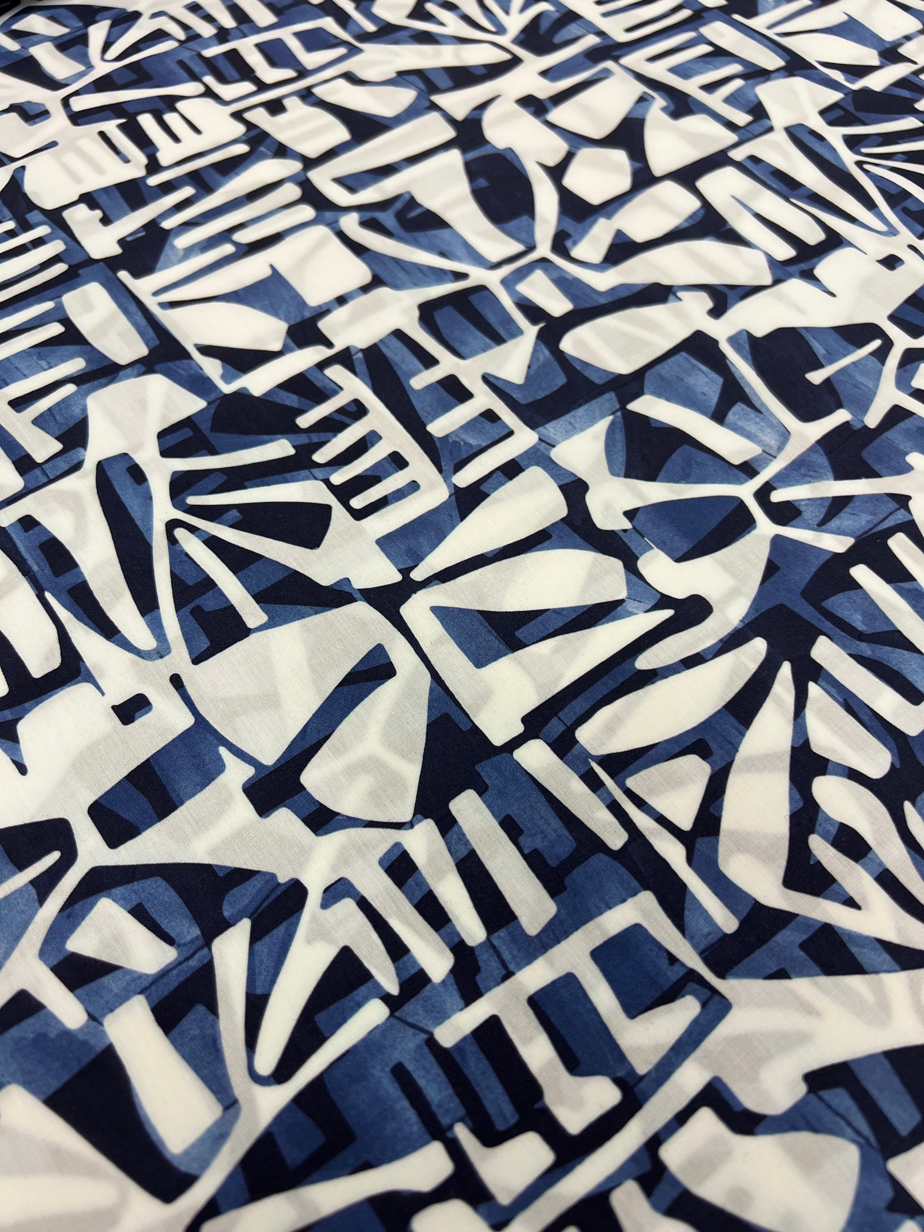 Bleu de Matisse - Poplin Katoen