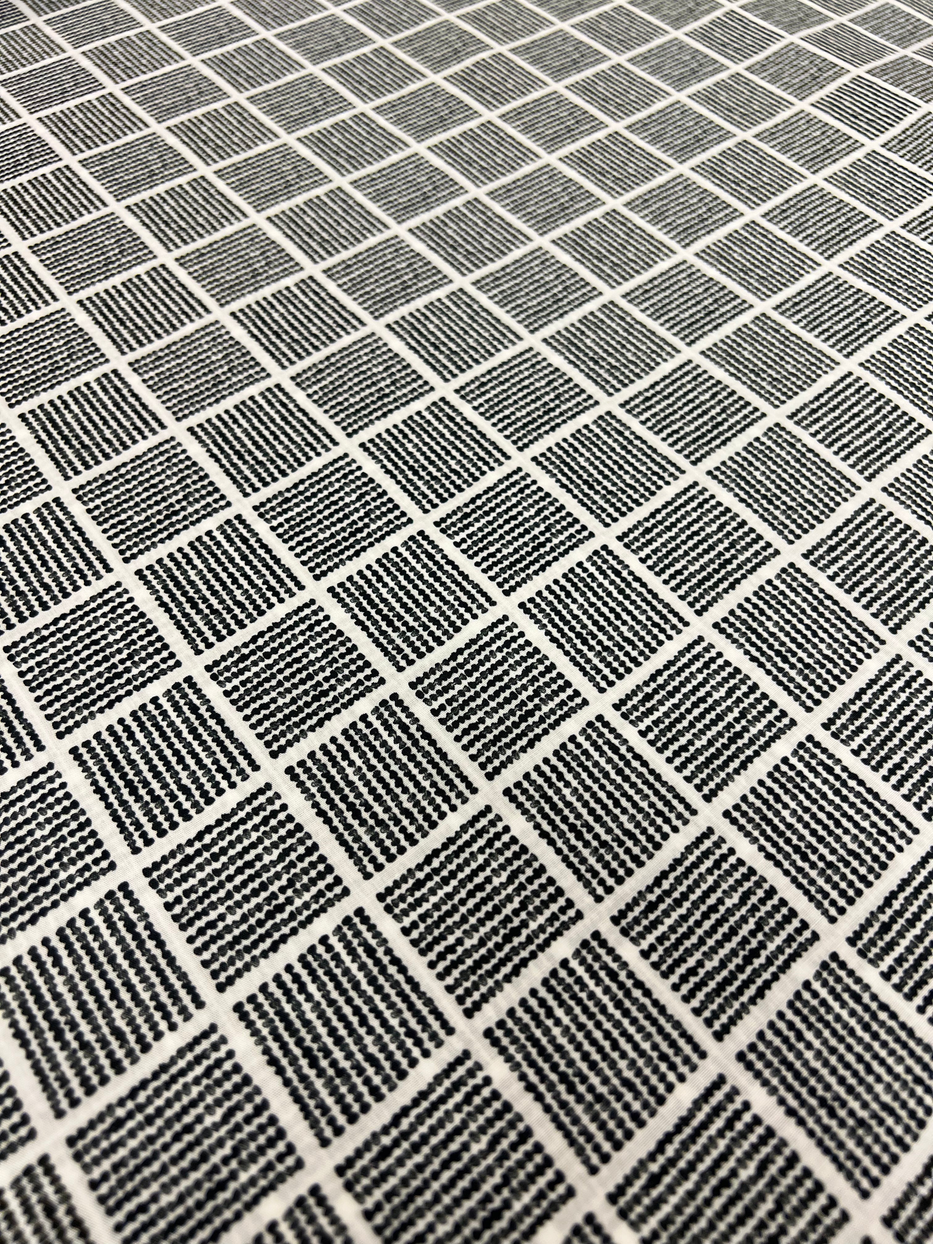 Matrix Black - Poplin Katoen
