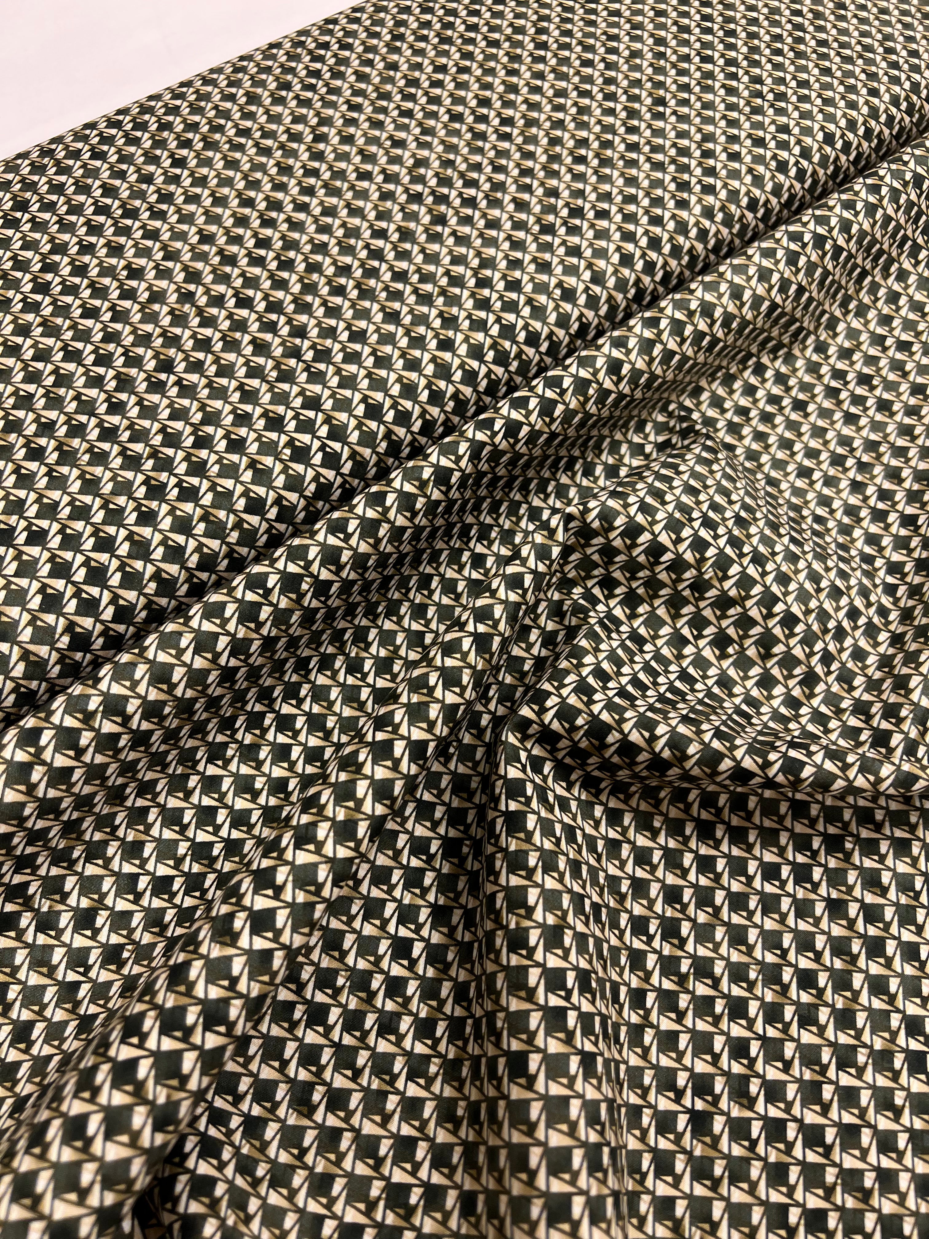 Honey Topaz Origami - Poplin Katoen