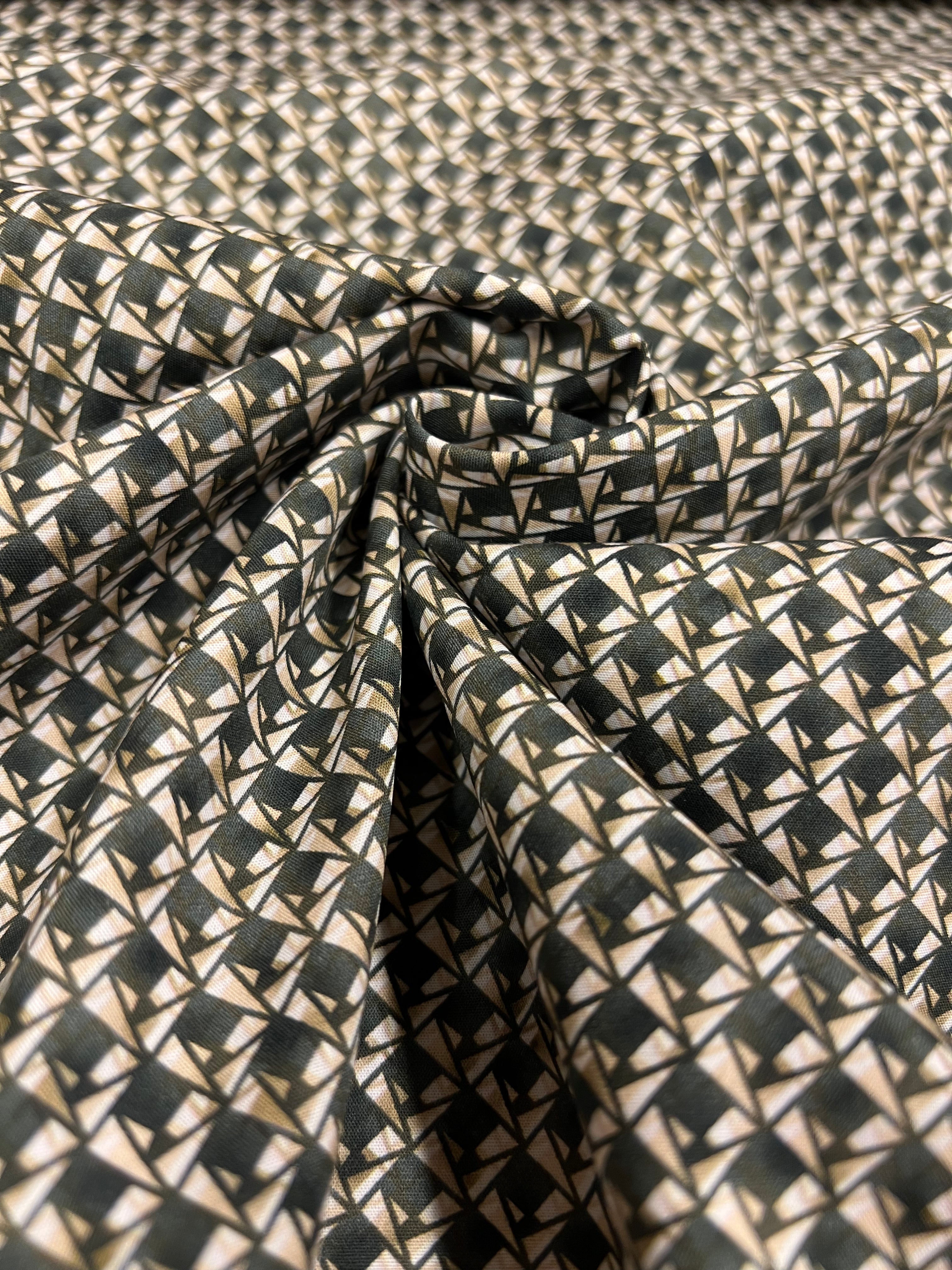 Honey Topaz Origami - Poplin Katoen