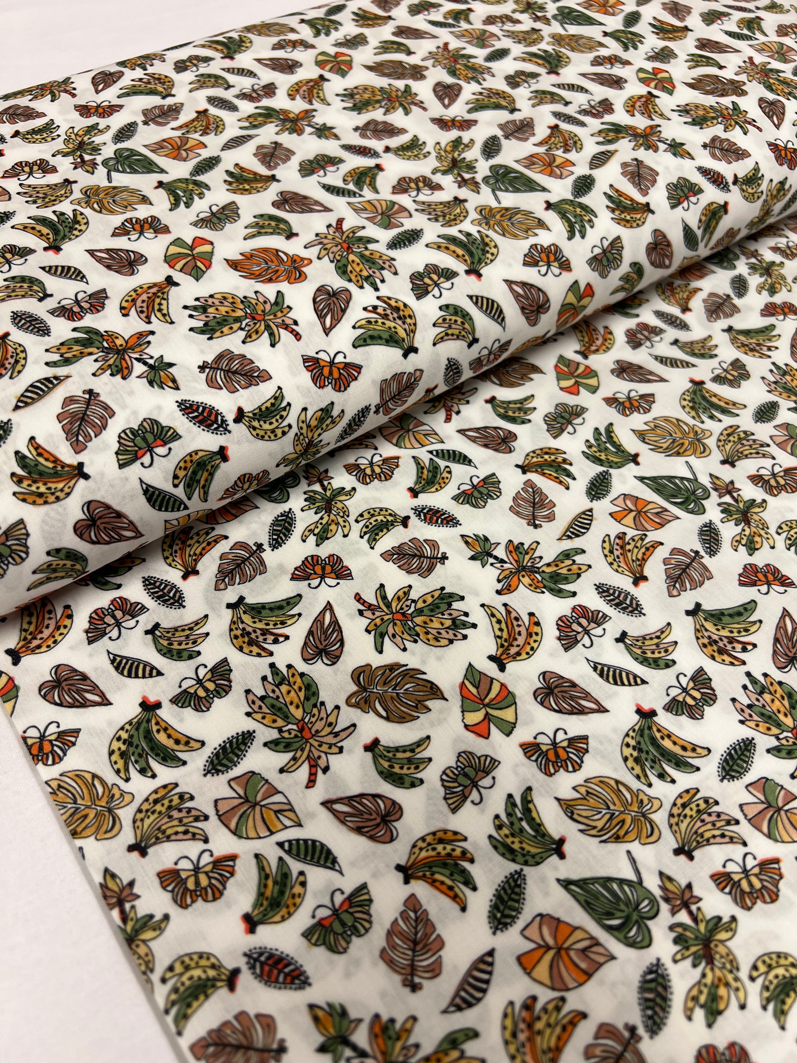 Jungle Jive Moss - Poplin Katoen
