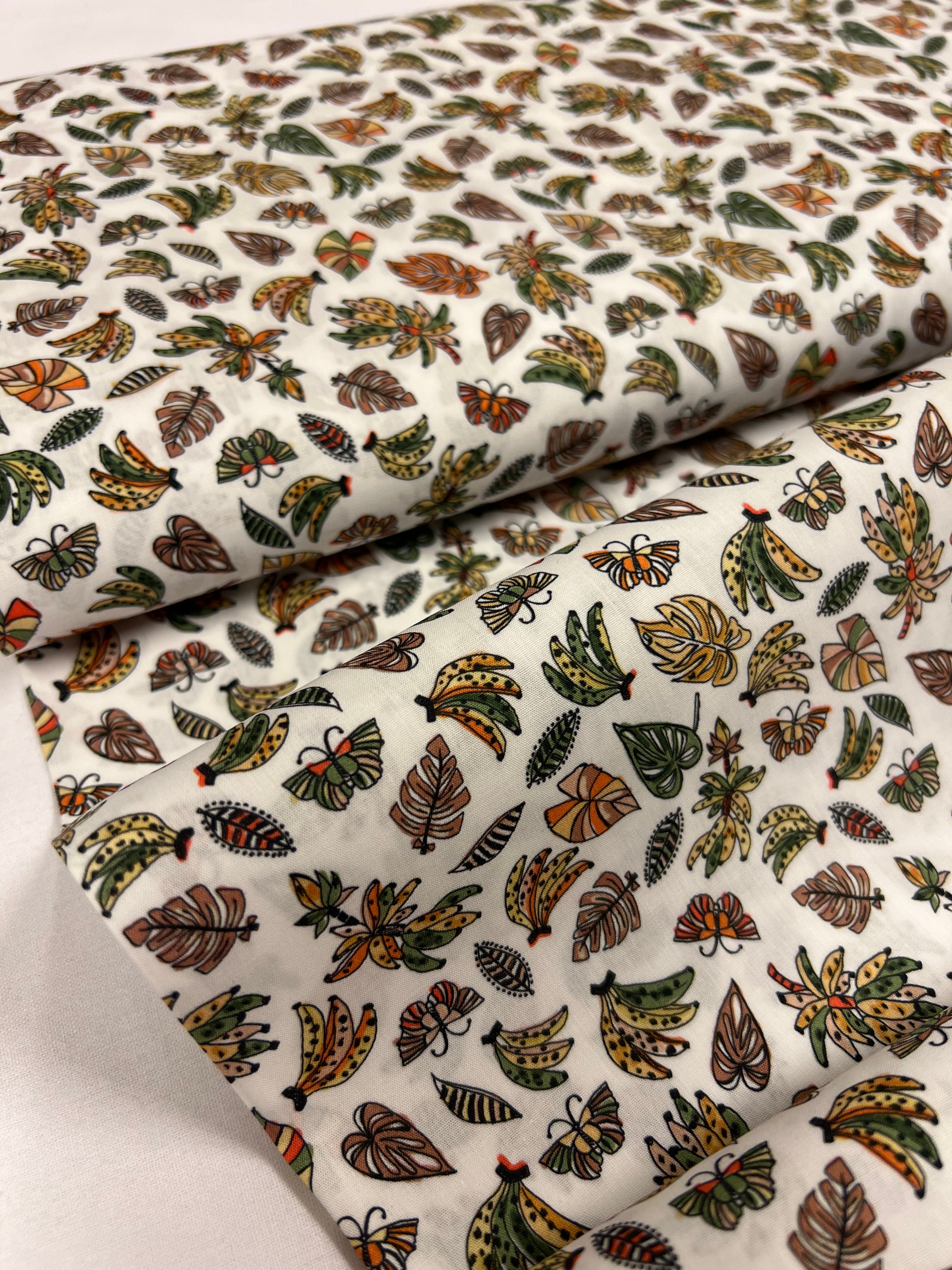 Jungle Jive Moss - Poplin Katoen