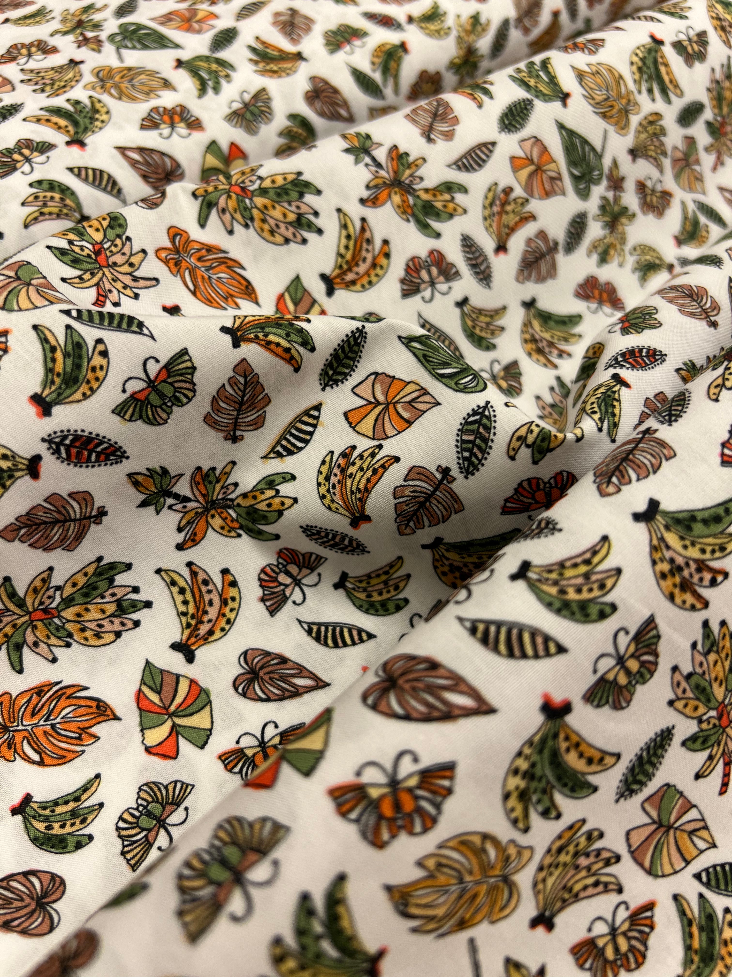 Jungle Jive Moss - Poplin Katoen