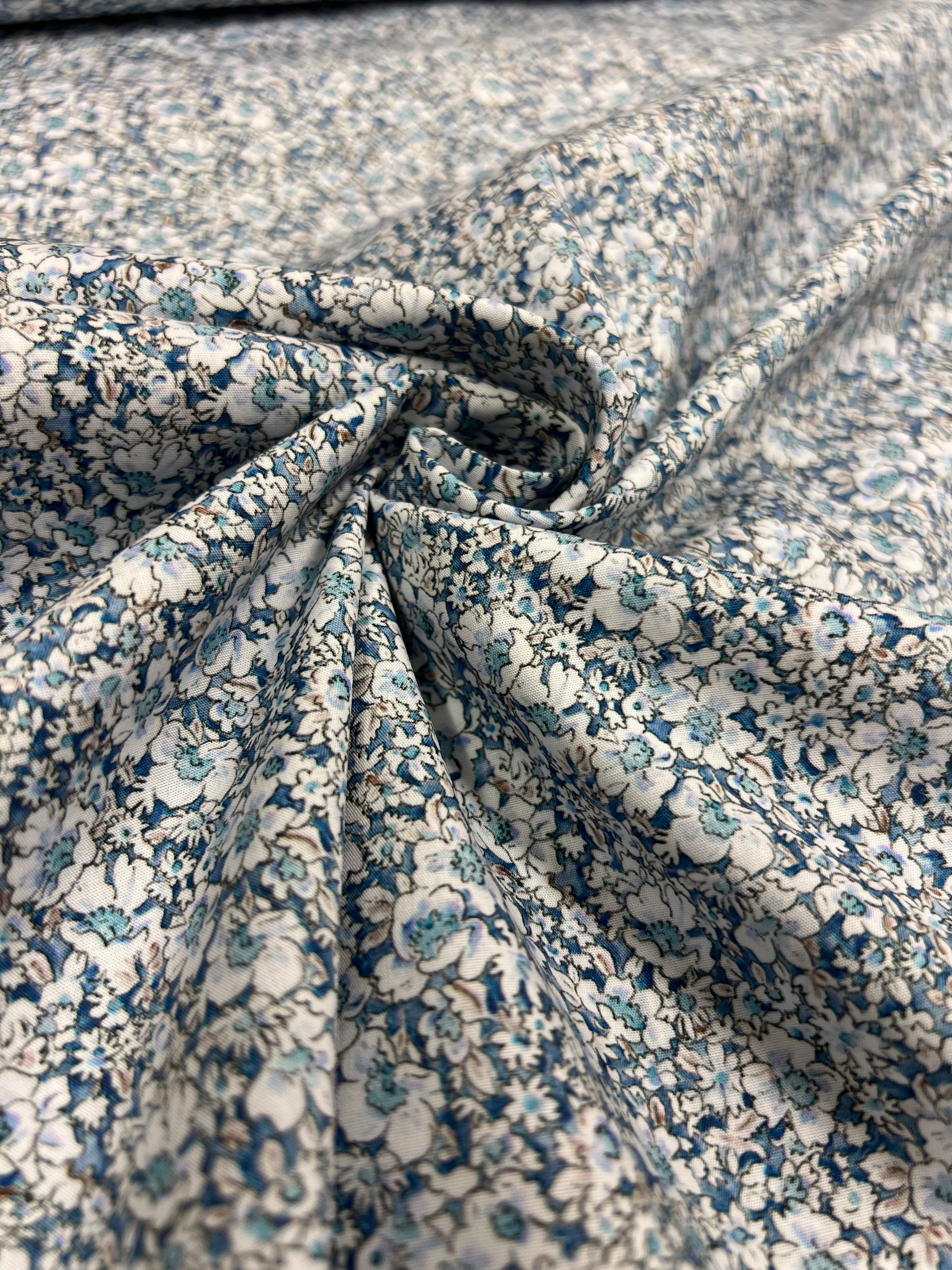 Petite Prairie Bleue - Poplin Katoen