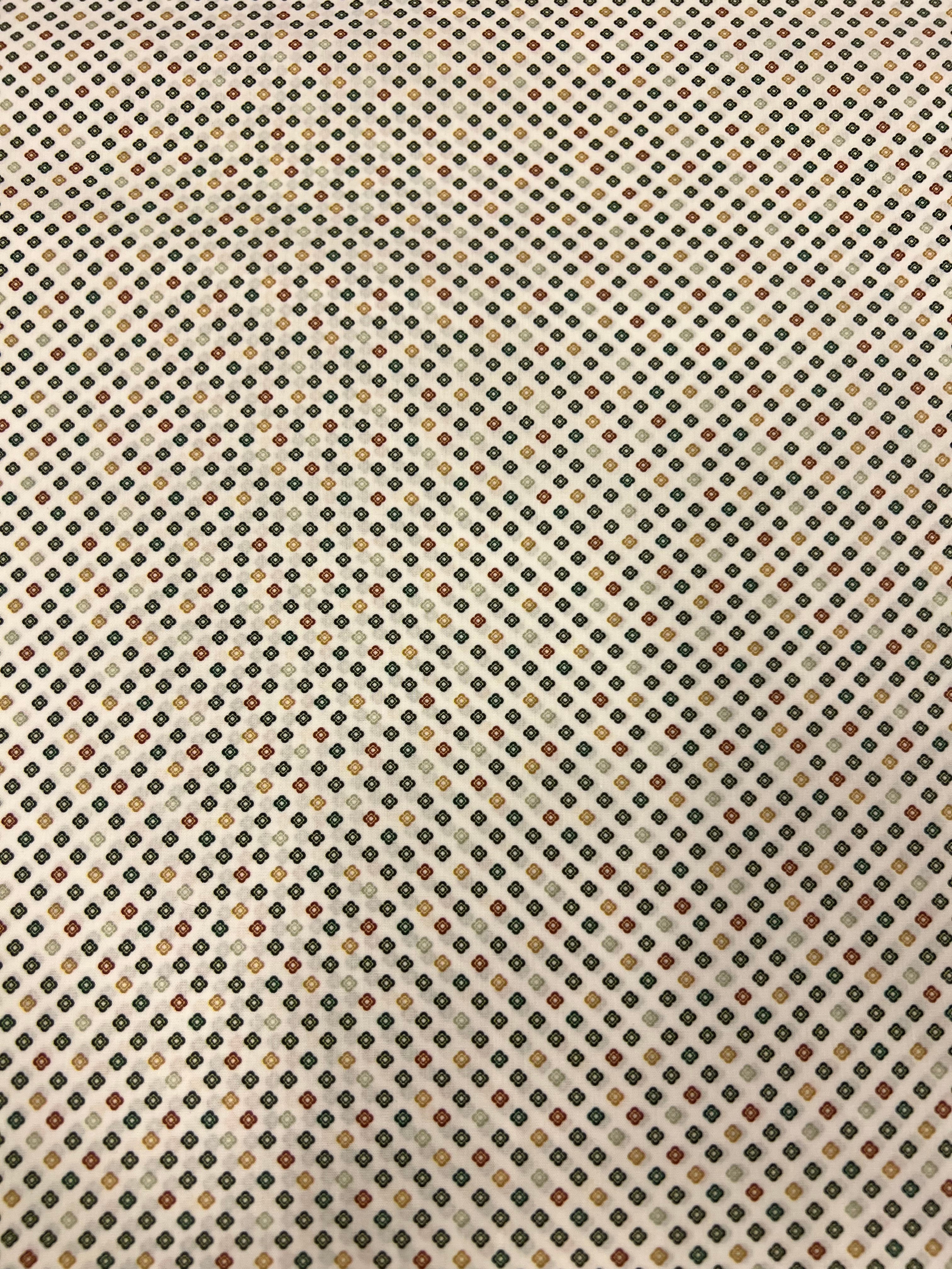 Clovers Green - Poplin Katoen