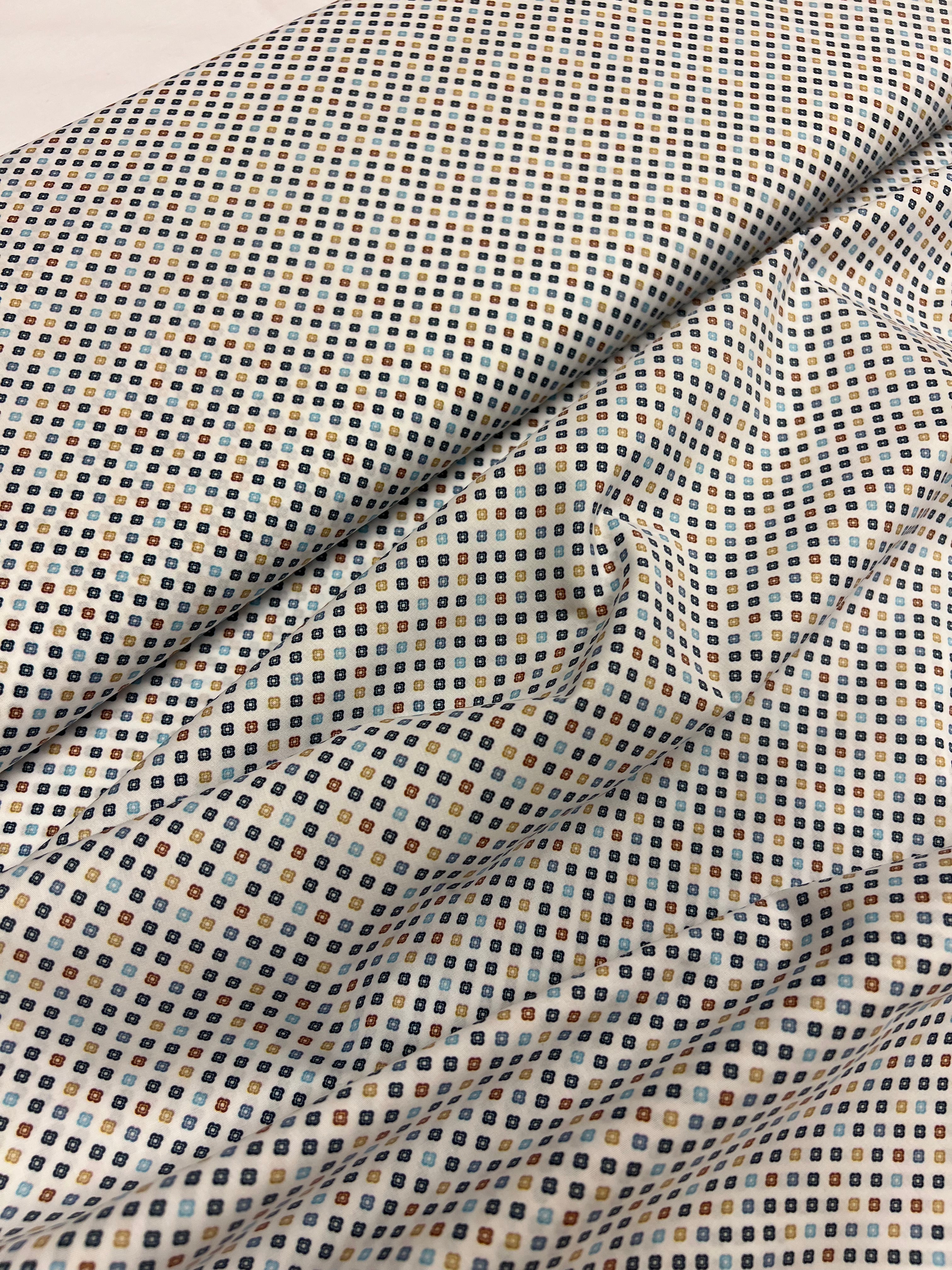 Clovers Blue - Poplin Katoen
